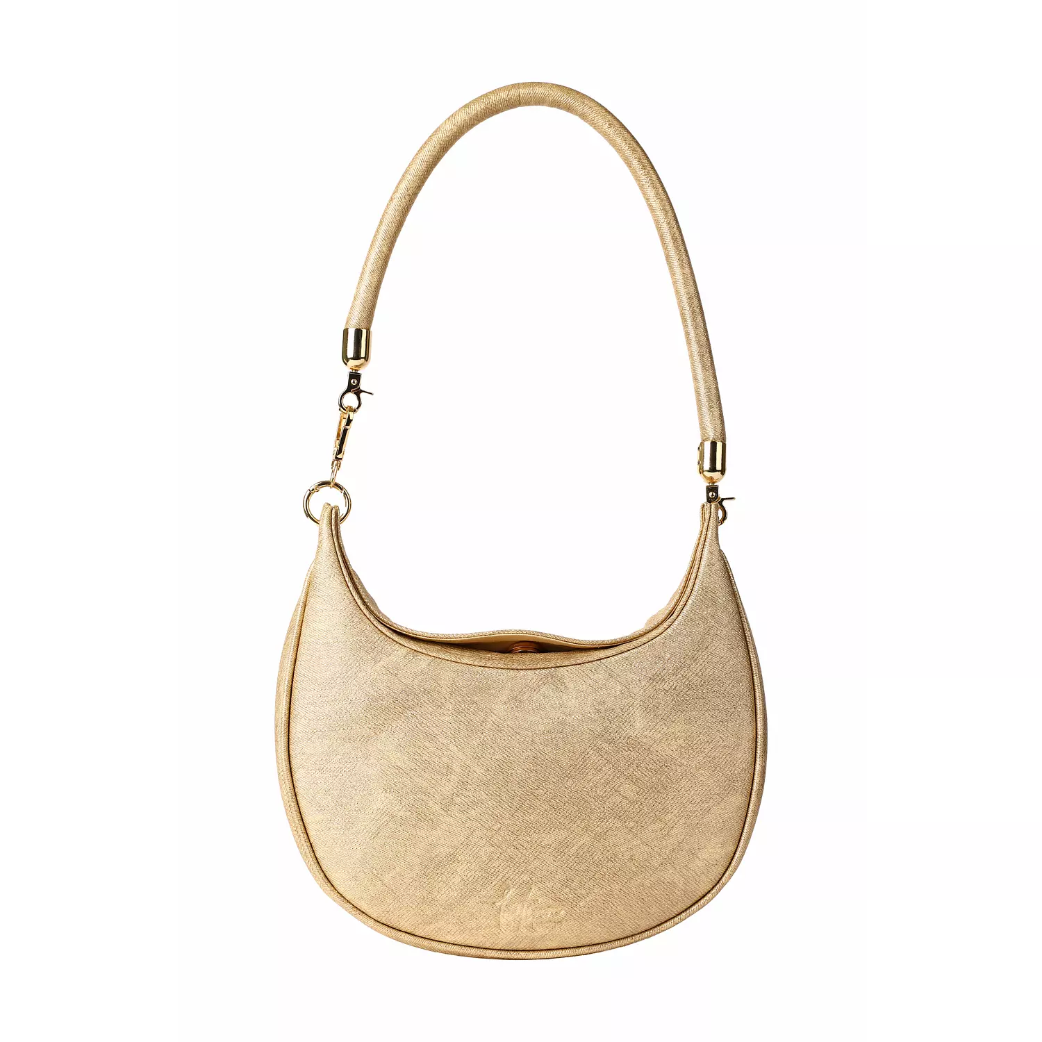 Half Moon - Gold bag hover image