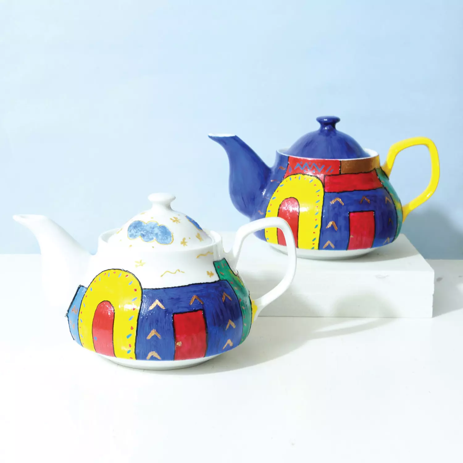 Nubian Houses Teapot  4