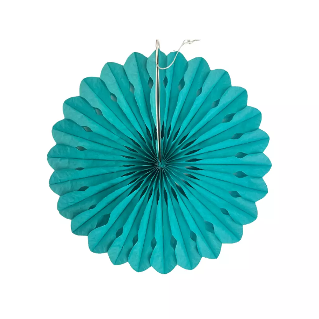 Turquoise Fan Burst