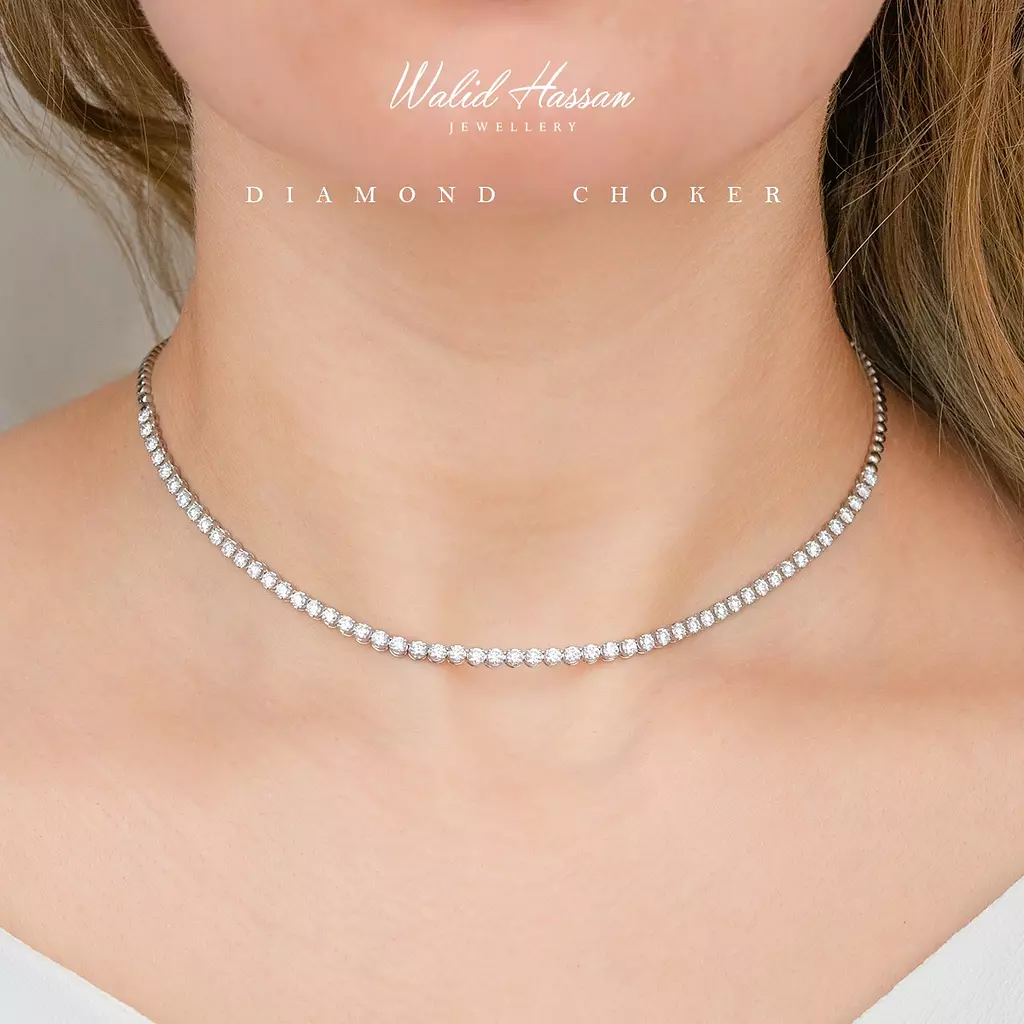 diamond choker