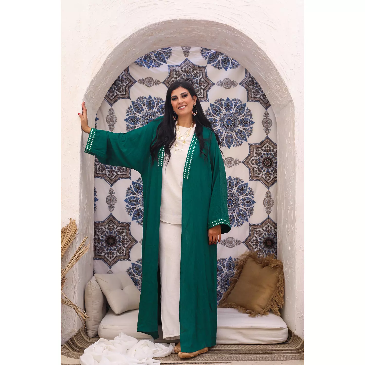 Indian Kaftans in Green 3