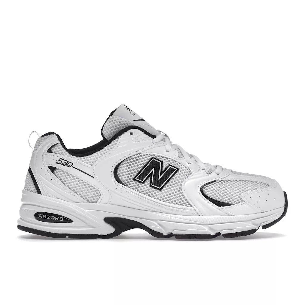 New Balance 530 White Black Details