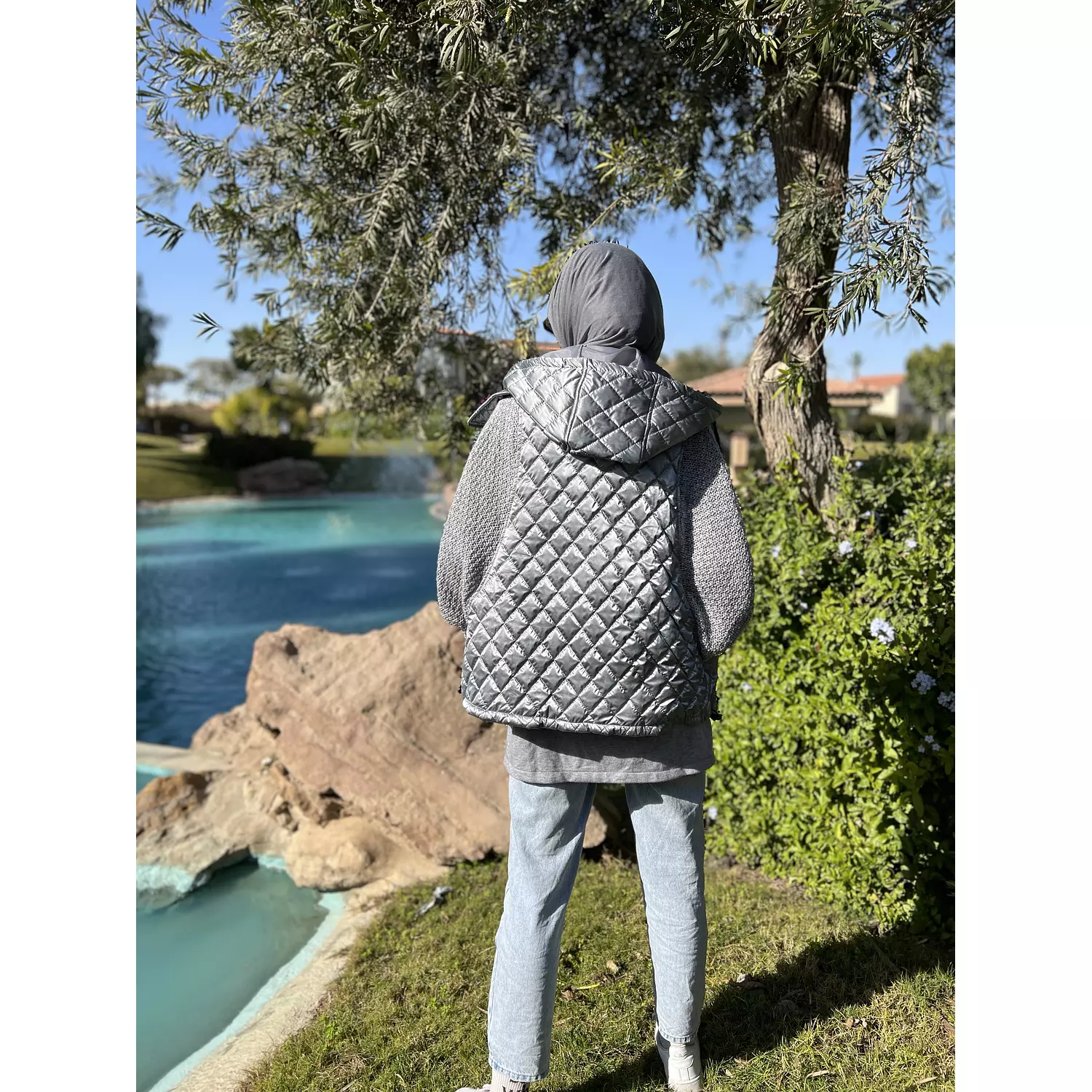 Silver puffy jacket 5