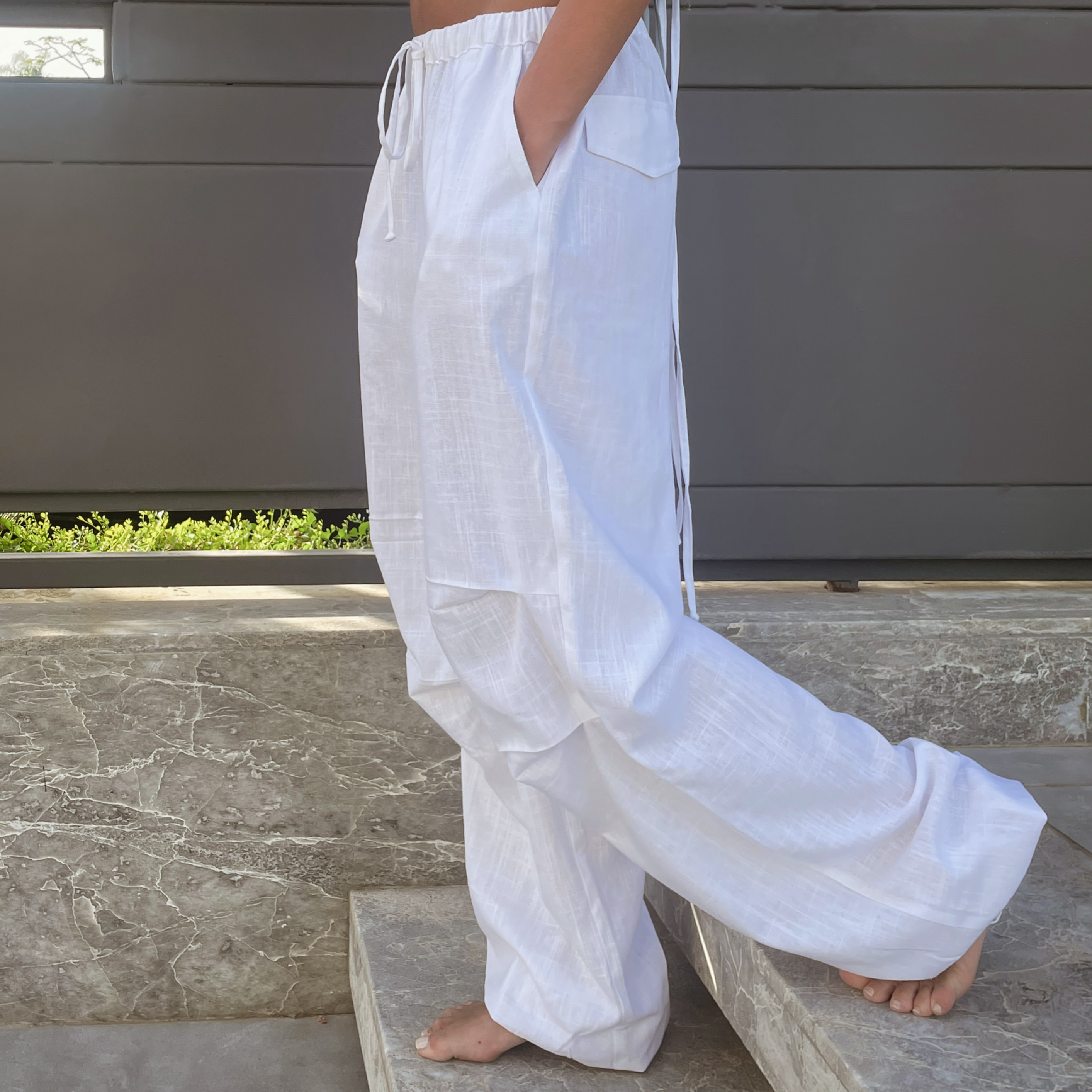 The parachute linen pants 1