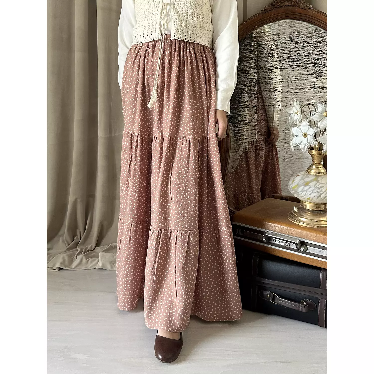 Levoil Kashmir skirt  6