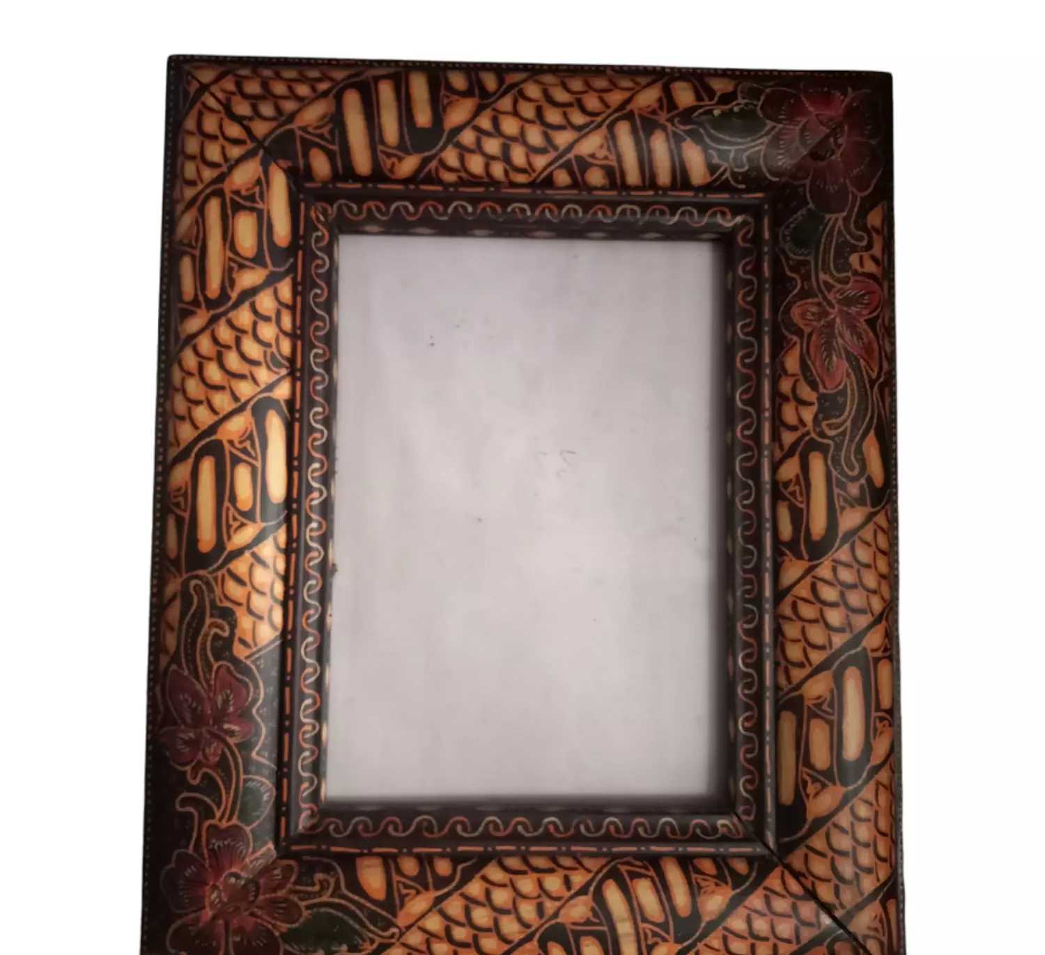 Rustic Real Wood Painted Photo Frame  hover image