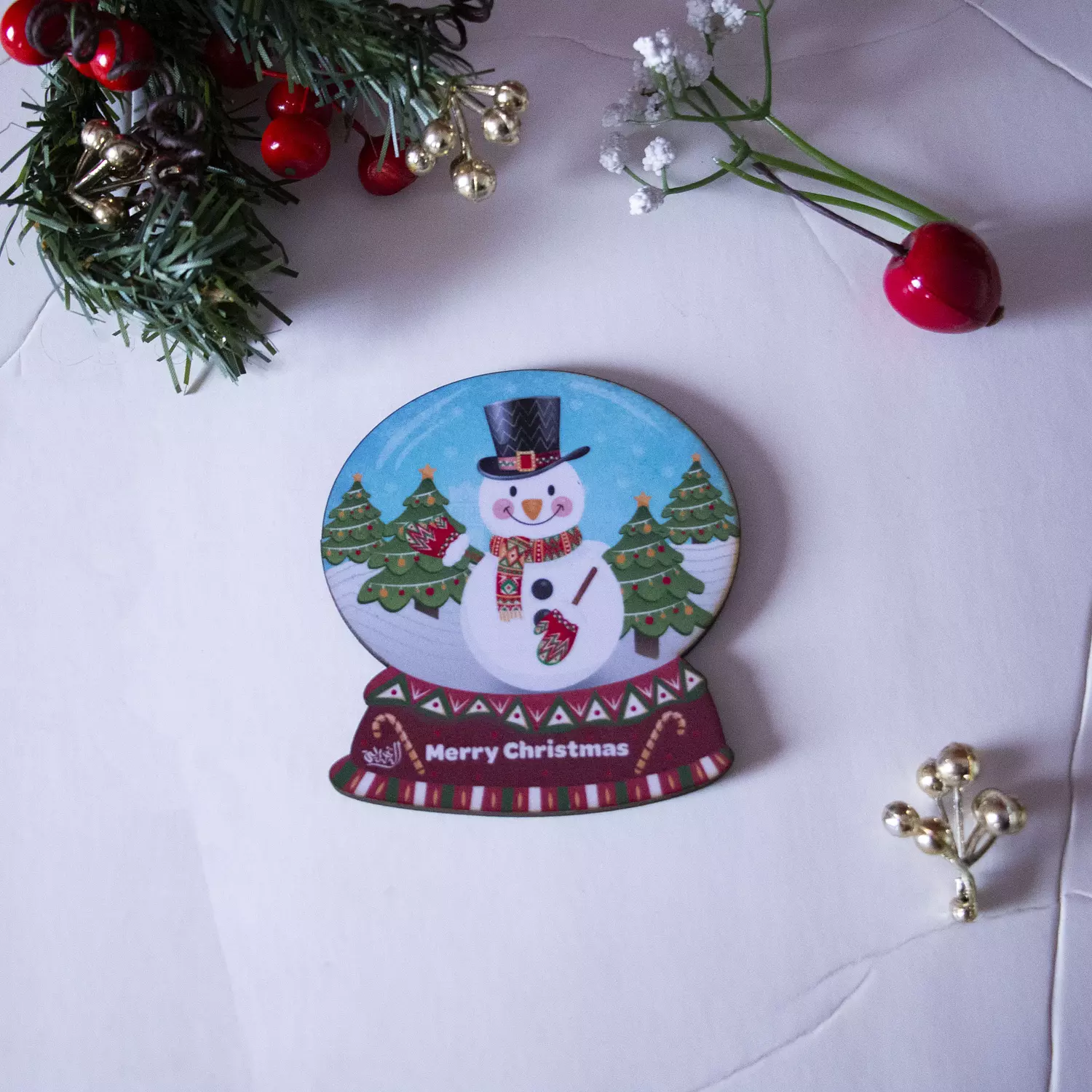 Christmas Vibes Wooden Coasters 2