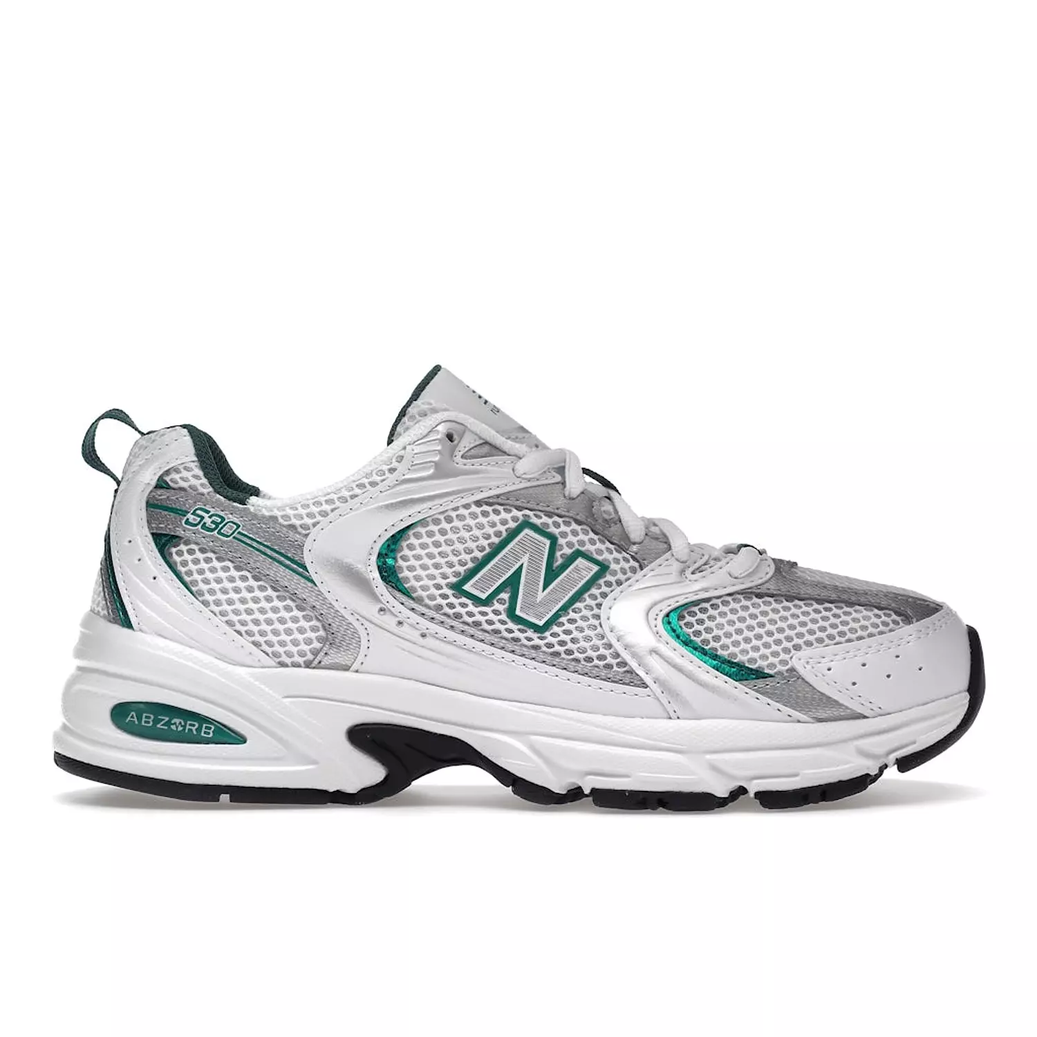 New Balance 530 White Silver Green hover image