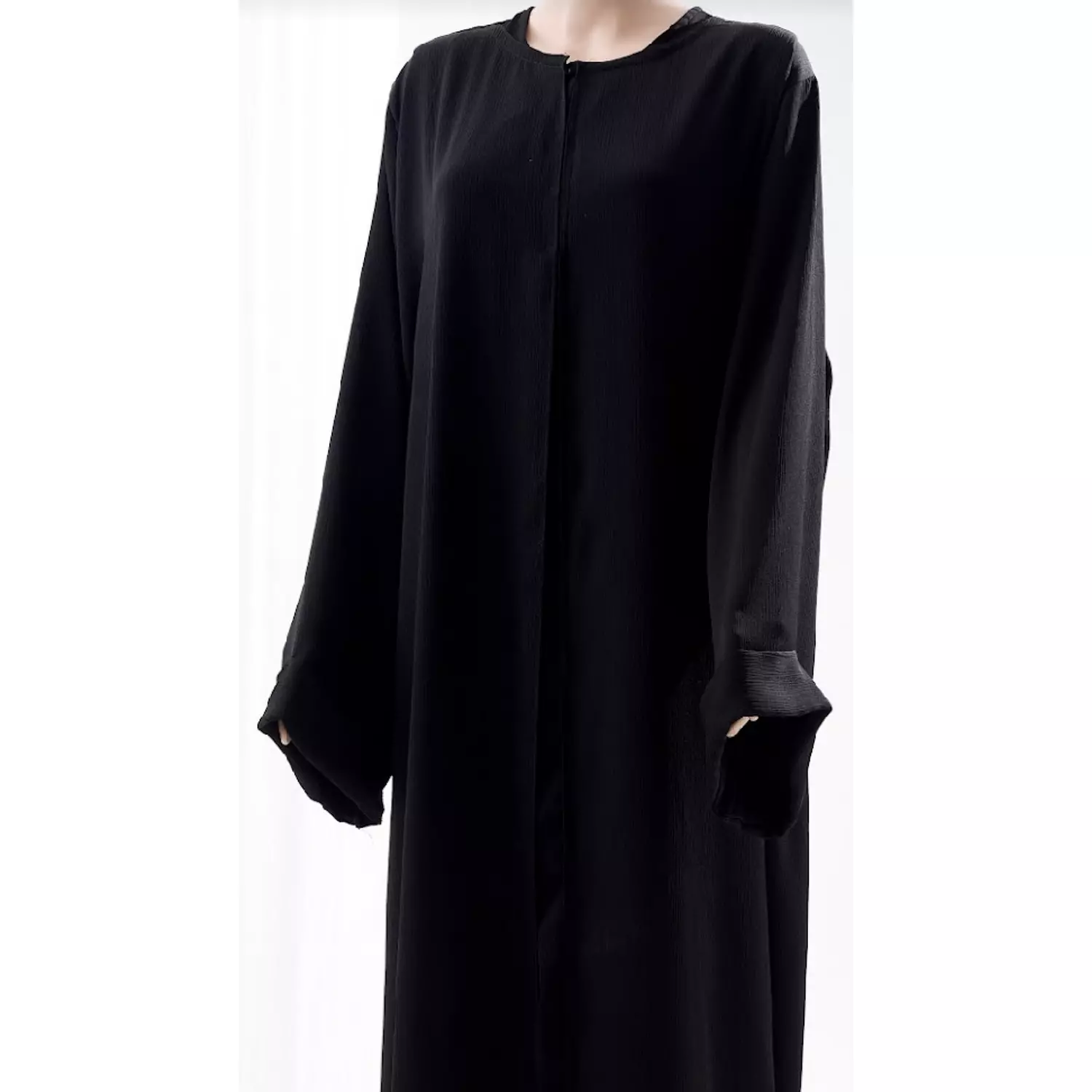 Silk opened Abaya 1