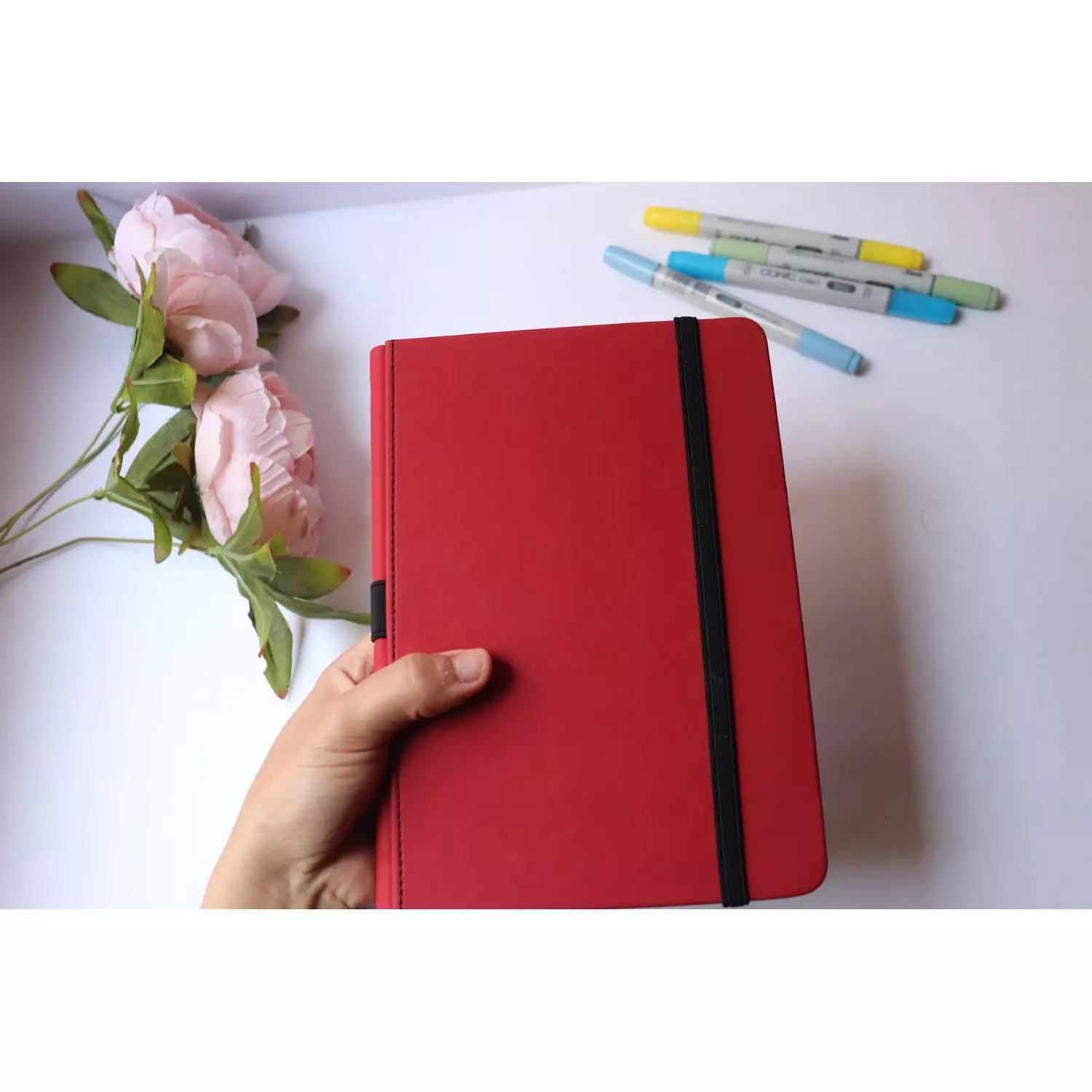 Red- undated planner&notebook 1