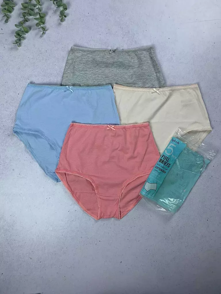 4 pack cotton full brief from Splash