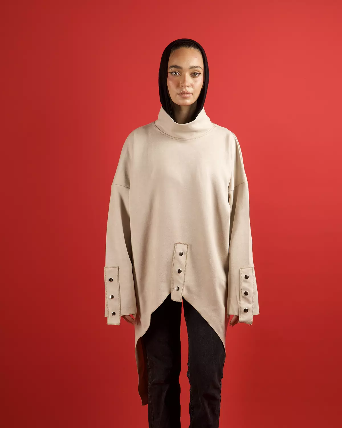 Cream Suede Tunic  hover image