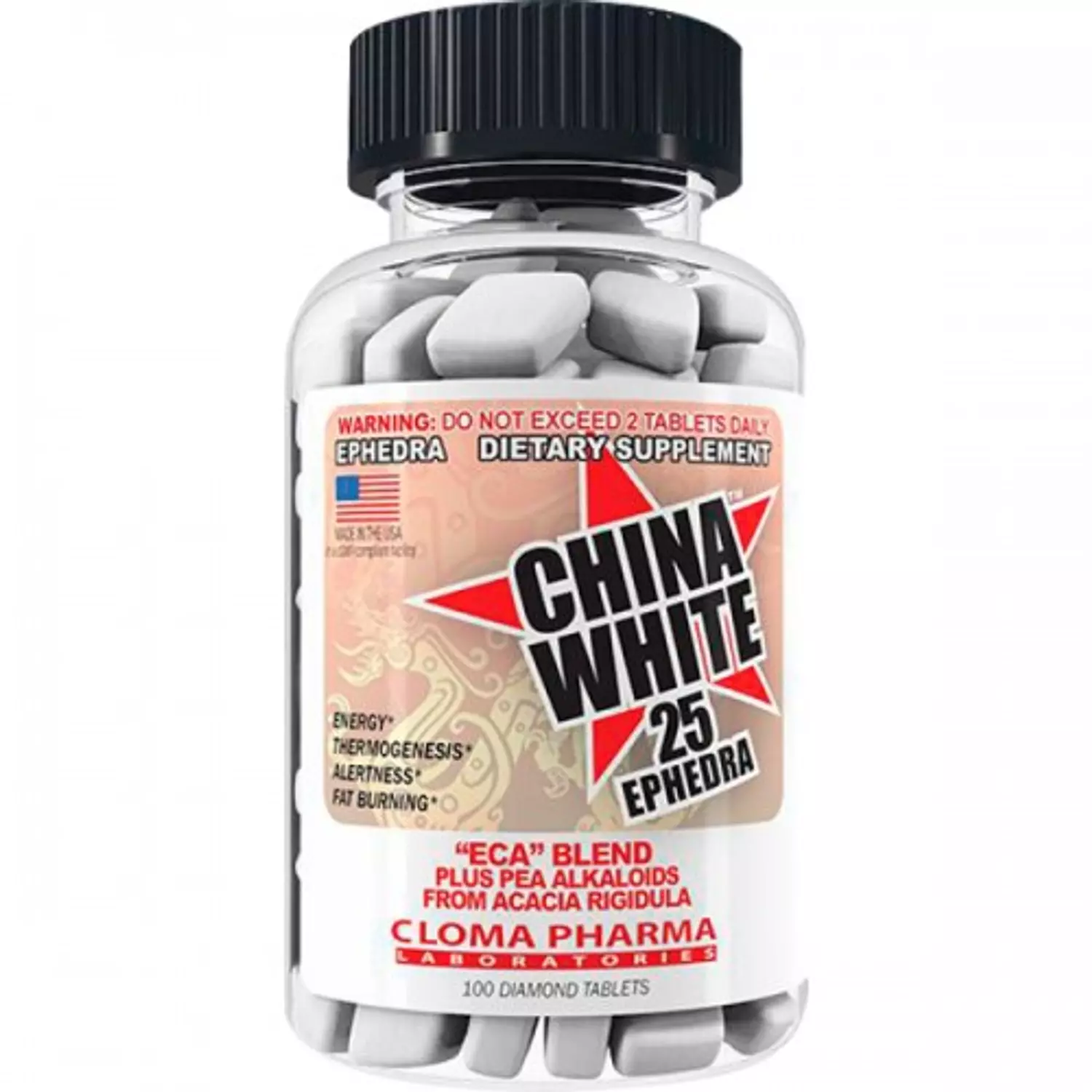 Cloma Pharma China White, 100 tablets hover image