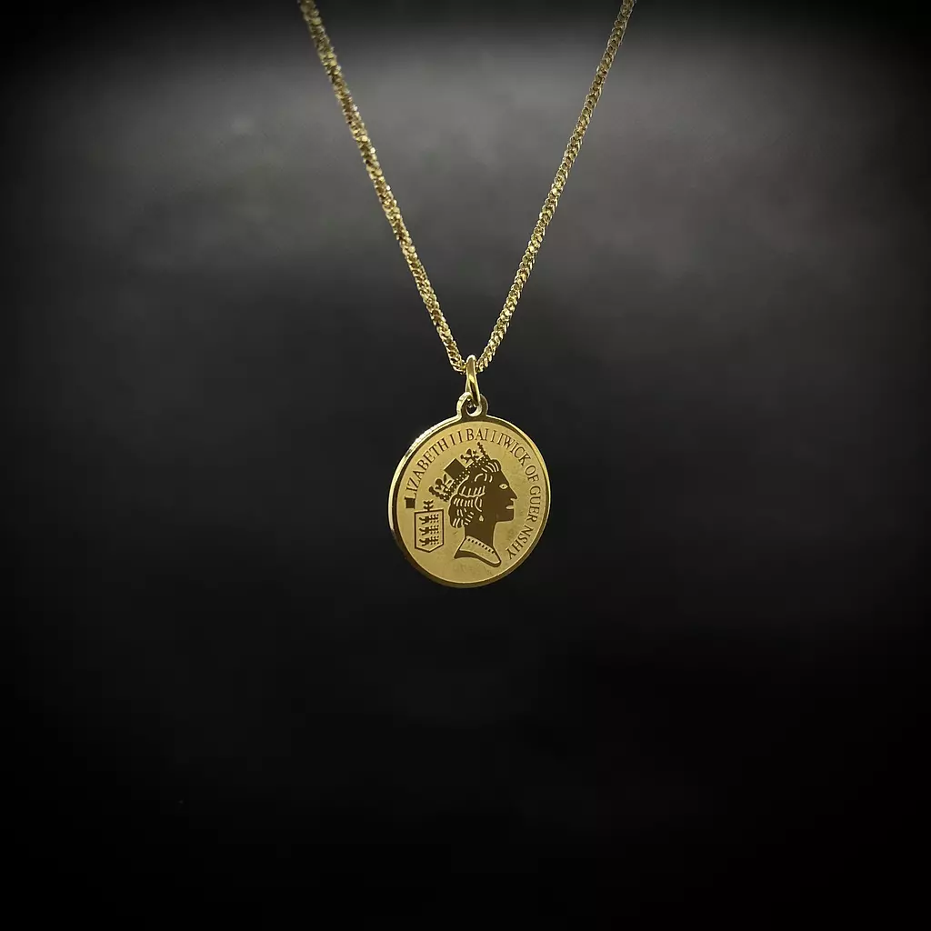 Double Face Coin Necklace