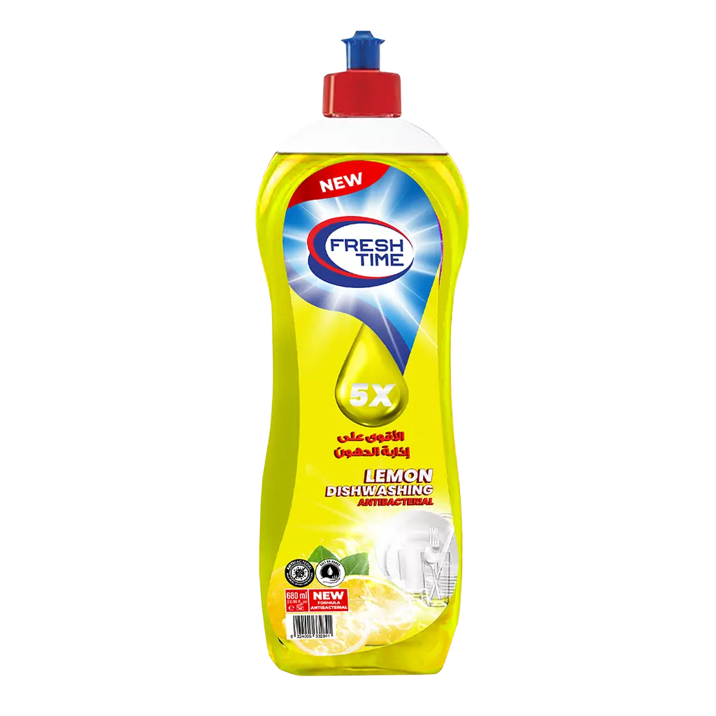 Fresh Time Dishwashing Liquid Lemon