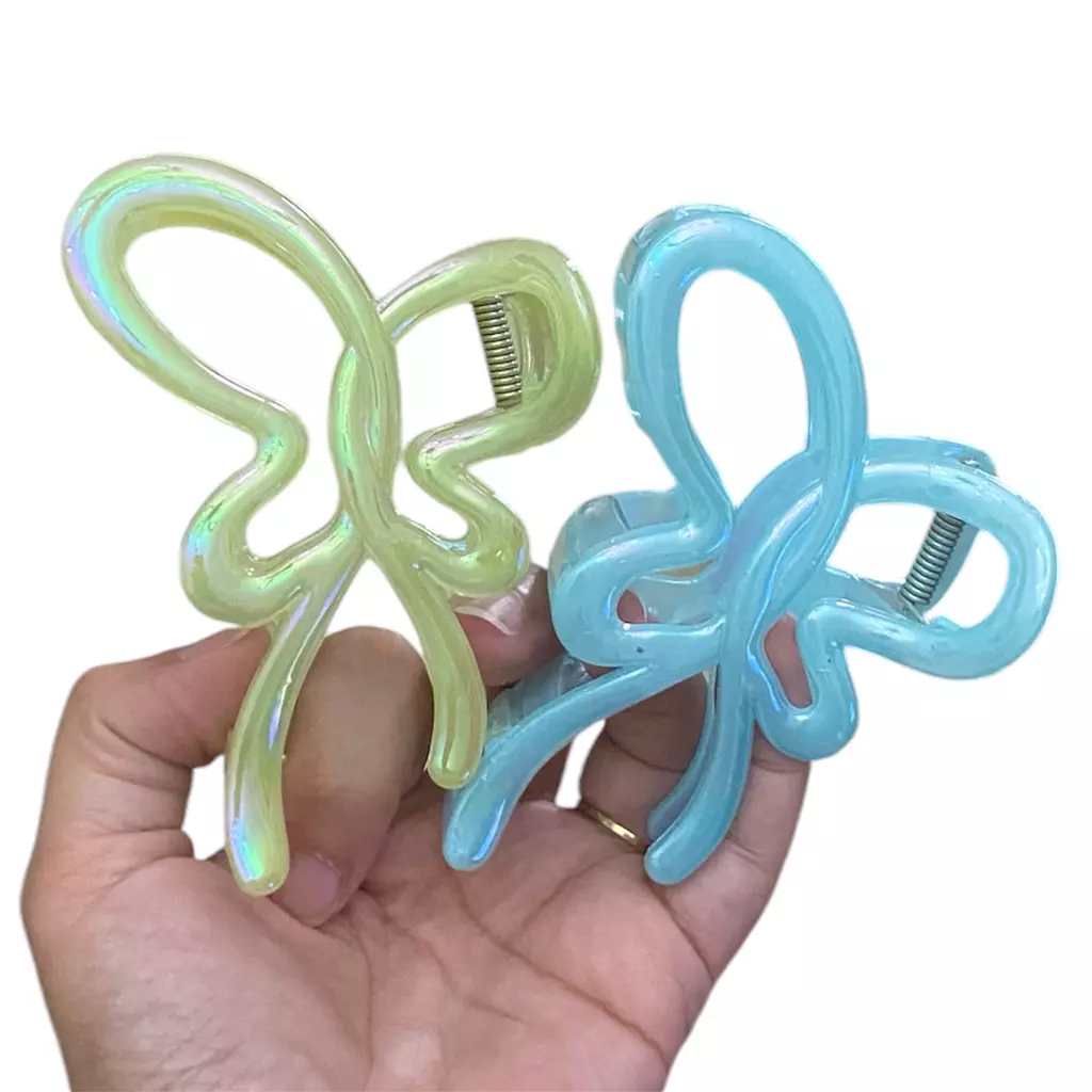 Hologram Butterfly Claw Clip - 1 Pc