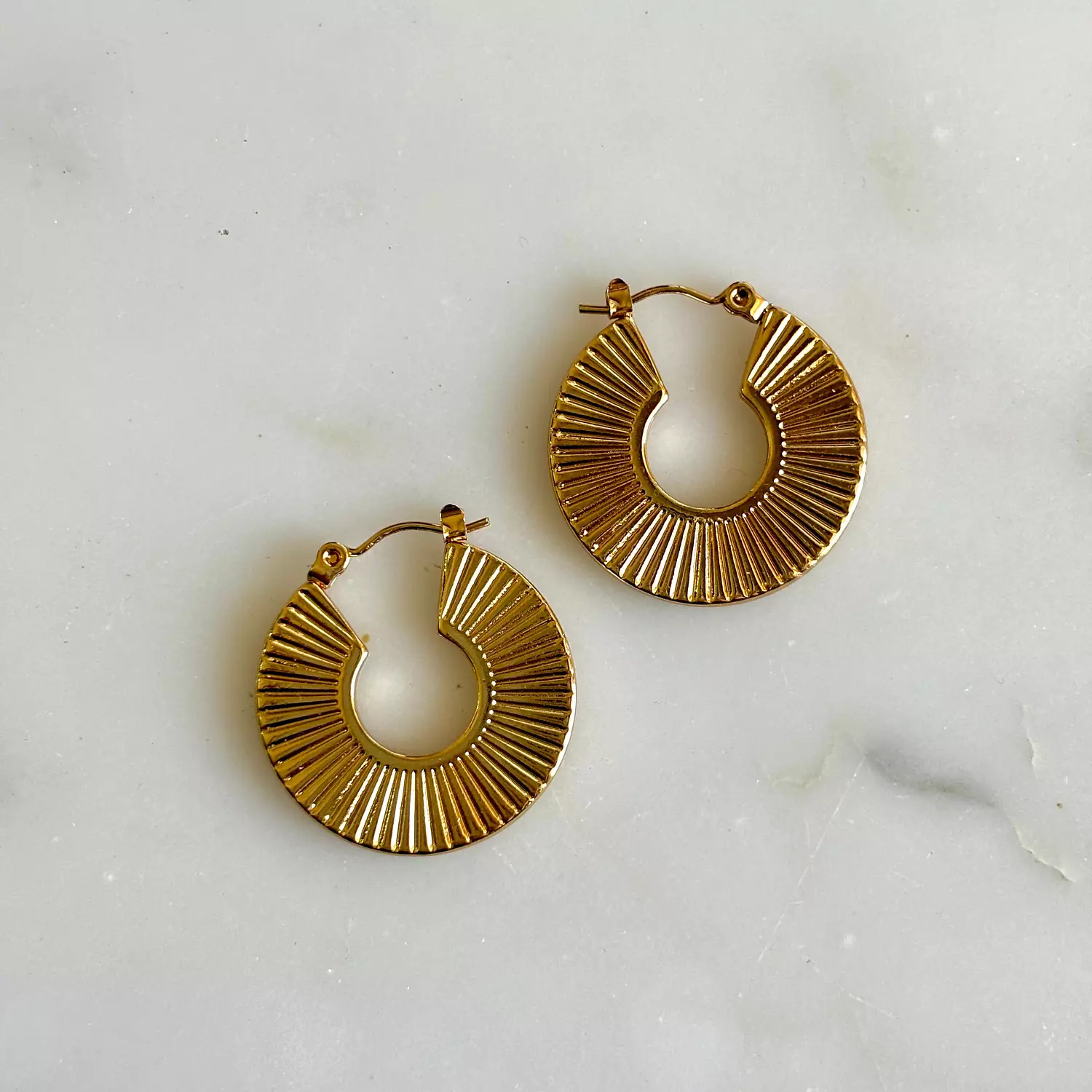 Textured Flat earrings 2