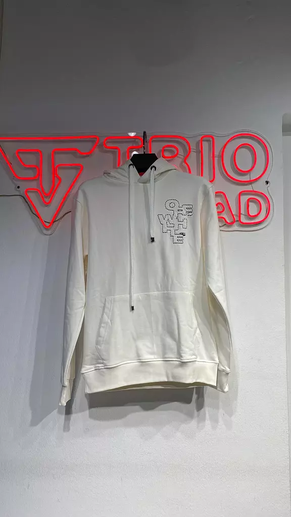  OFF-white hoodie(white colour)