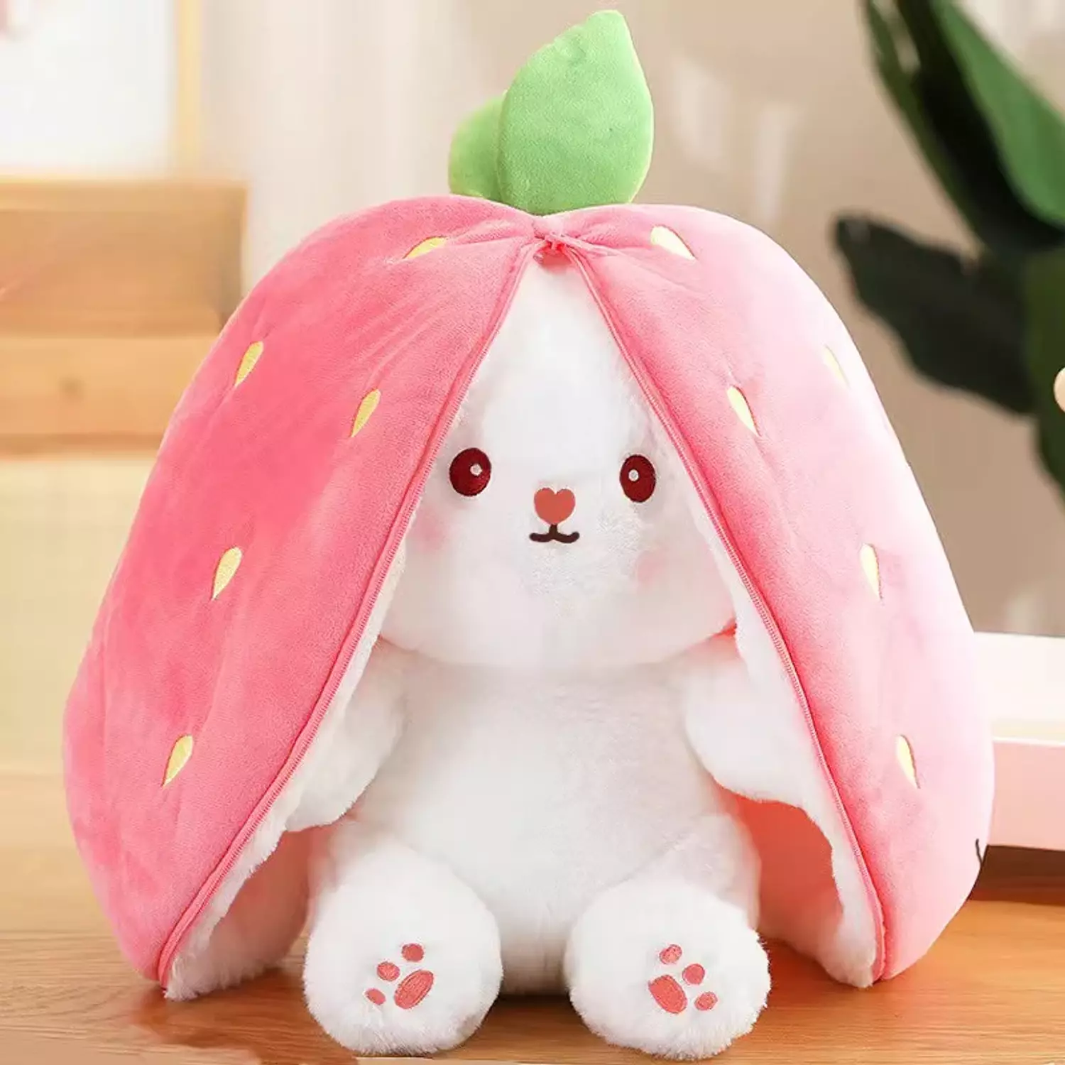 Strawberry Bunny Plush Toy  1