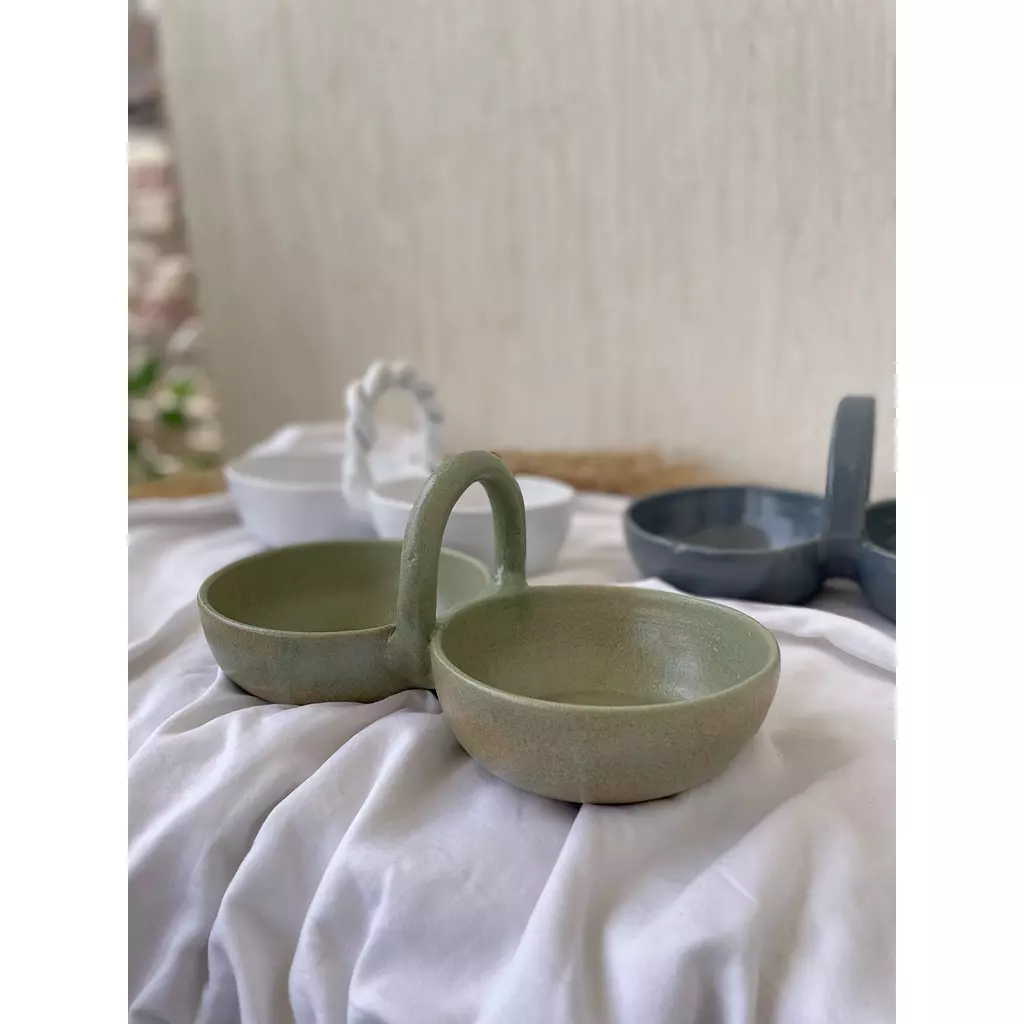 Evergreen Duo-dip bowl 