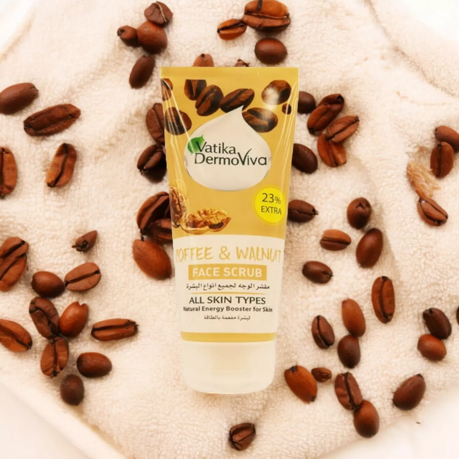 Vatika Dermoviva Energizing Face Scrub with Coffee - 150 ml hover image