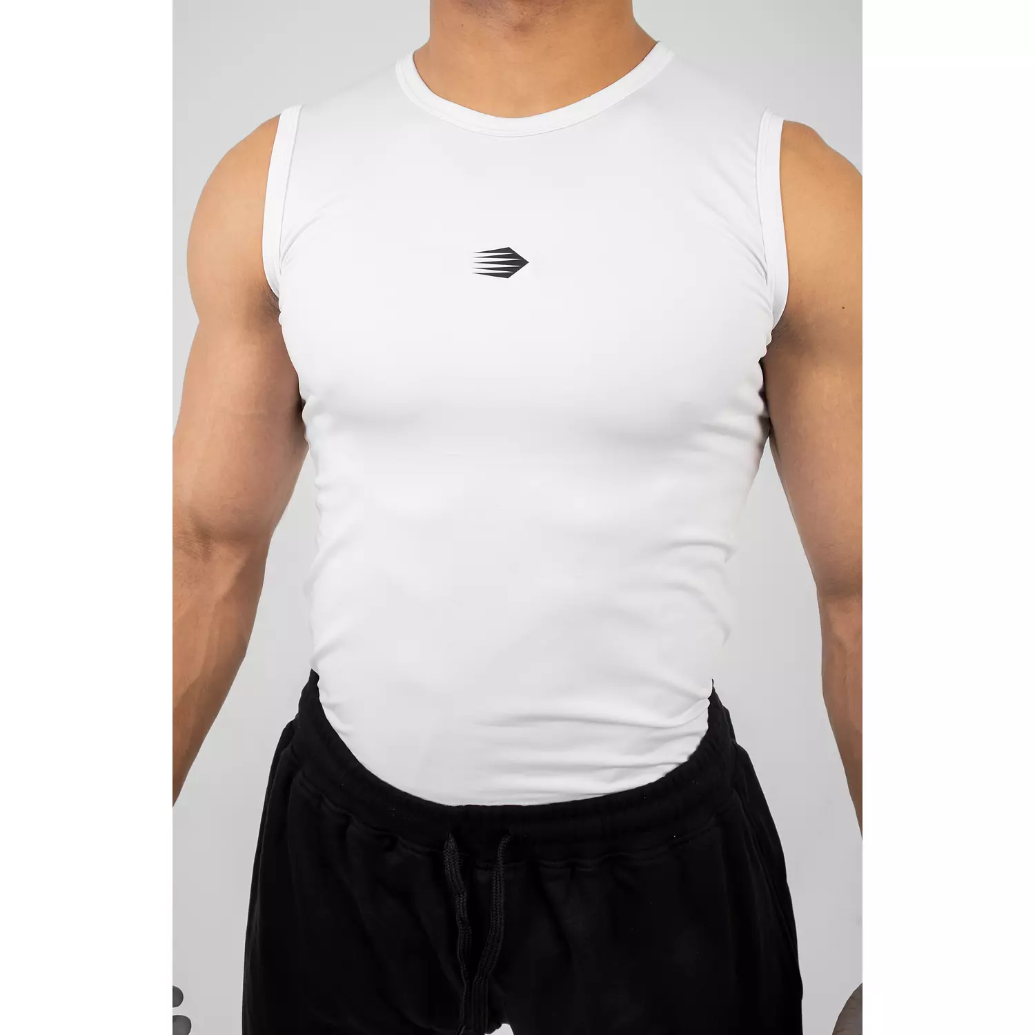 White Tank Top Compression   3