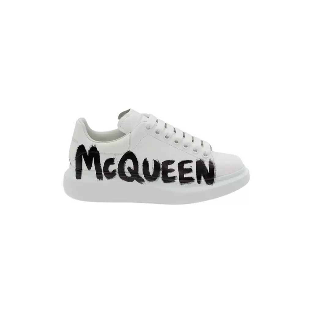 Alexander McQueen Graffiti Oversized 'White Black'