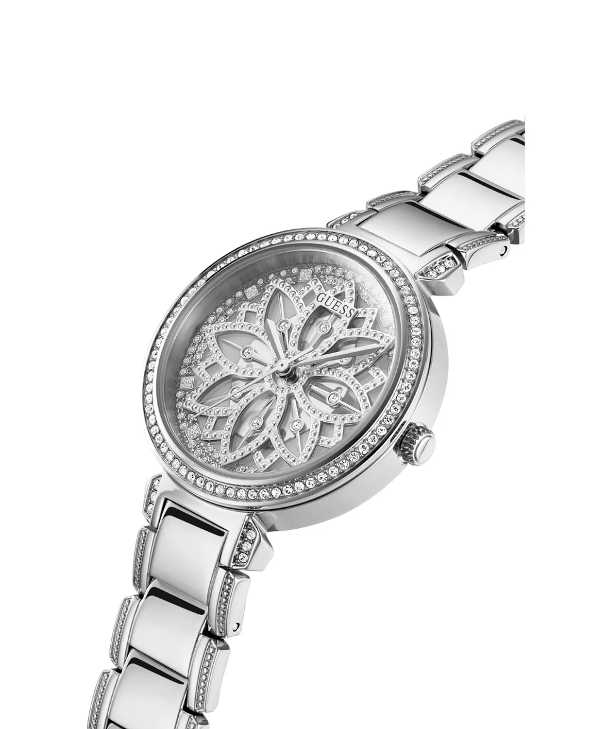 GUESS GW0528L1 ANALOG WATCH  For Women Silver Stainless Steel Polished Bracelet  2