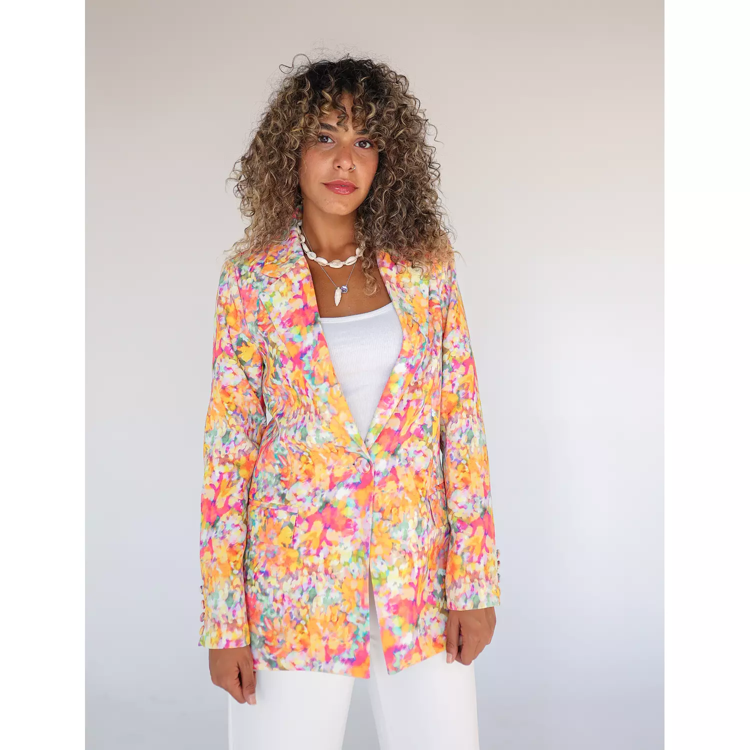 Nature Printed Blazer 3