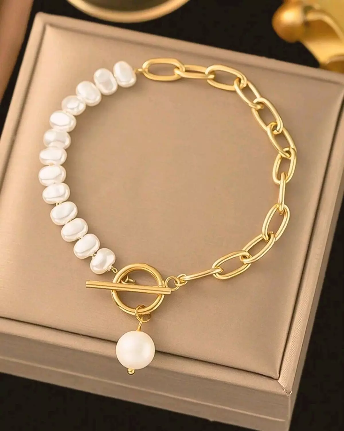 Pearl Chain Bracelet 0