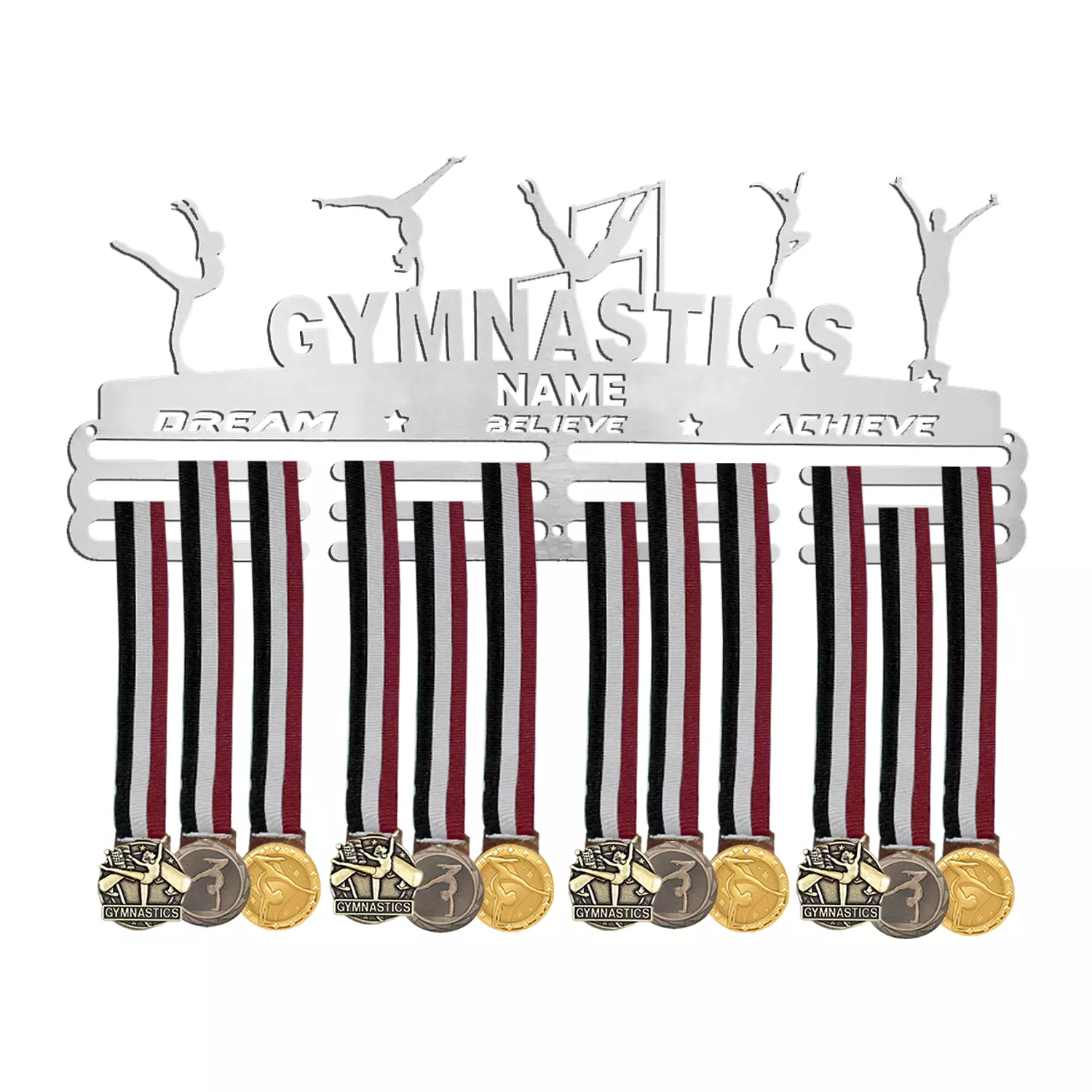 TMHG-Customizable Gymnastics Medal Hanger | Triple Rack hover image