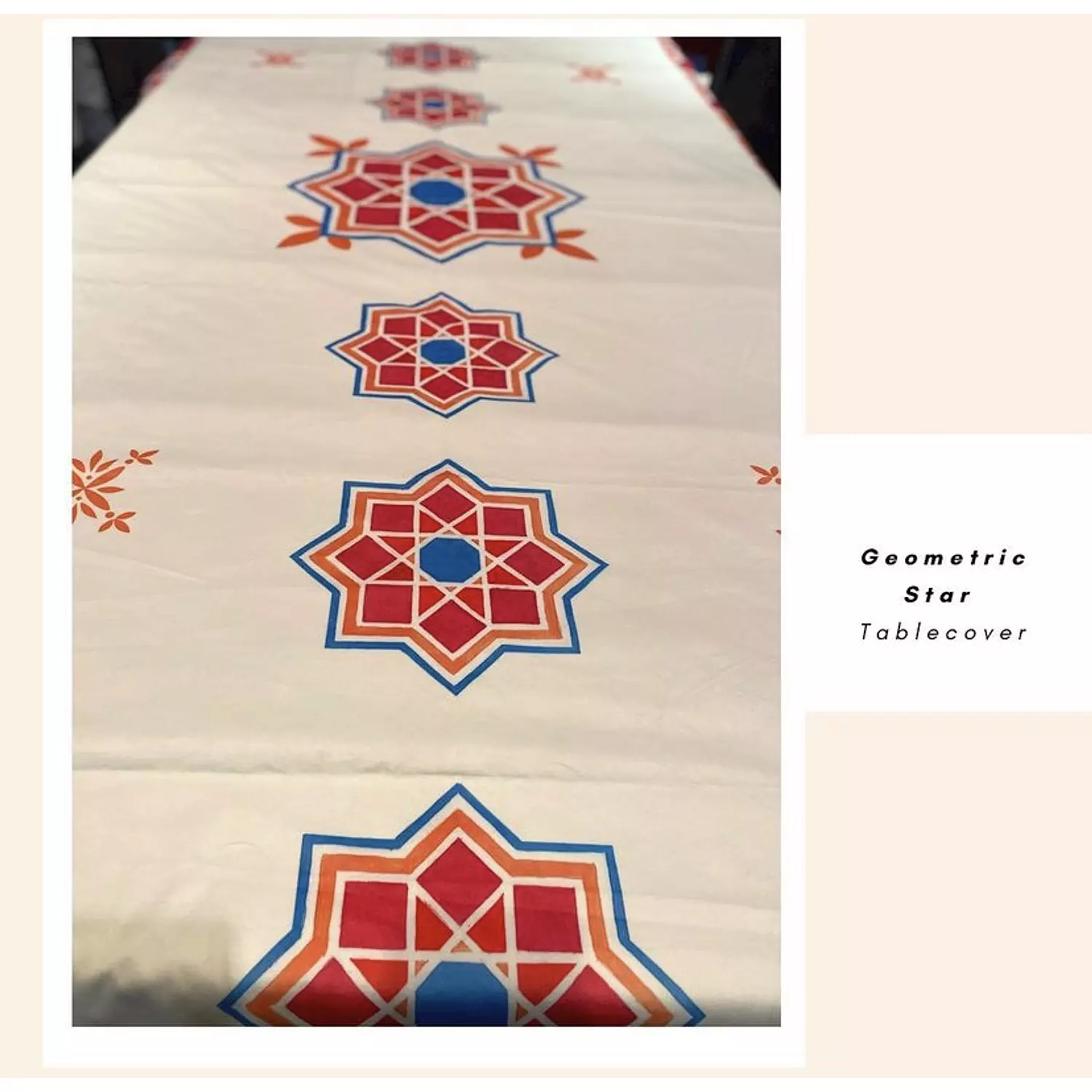 The Geometric Star Tablecover 250m 1