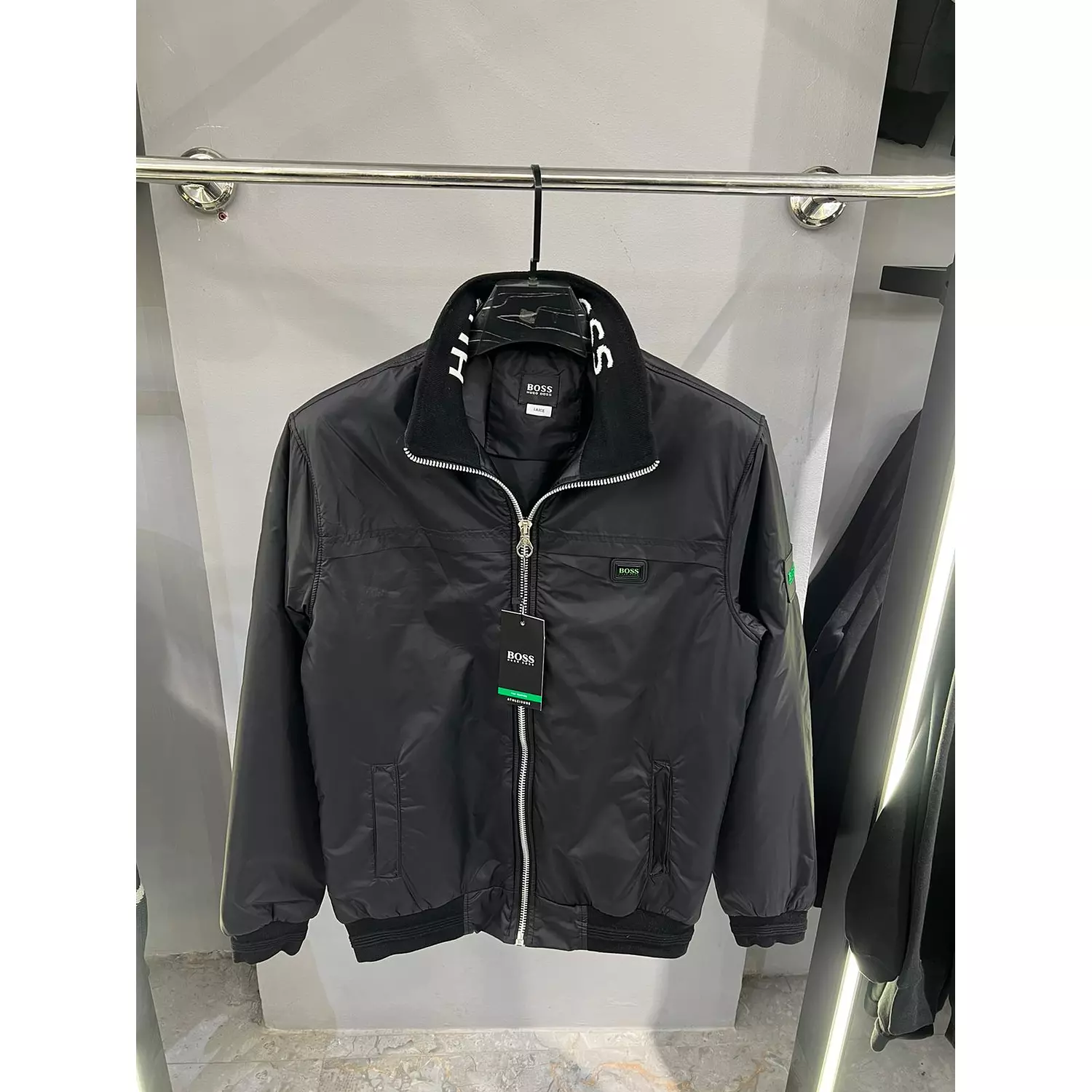 BLACK HUGO BOSS JACKET hover image