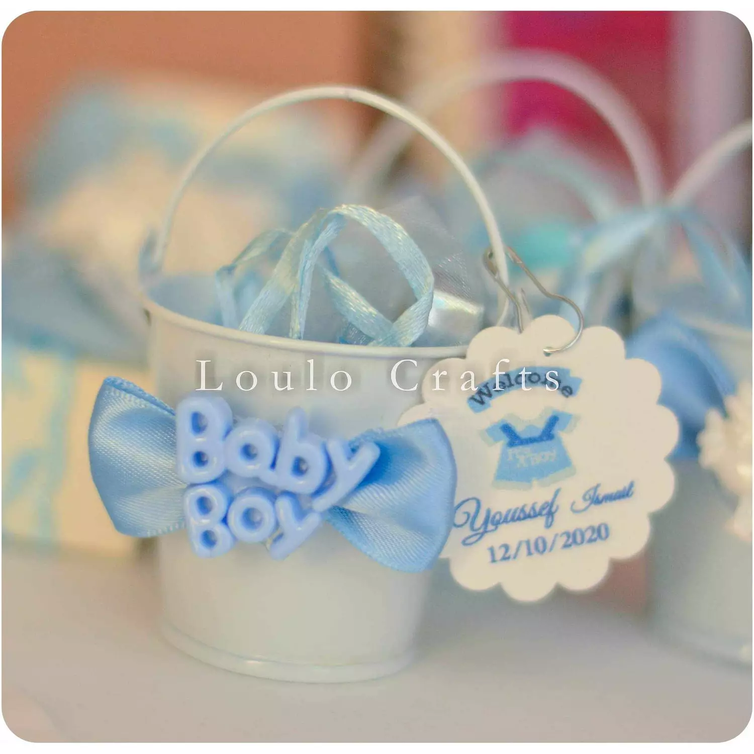 Baby Shower  Metal Buckets  4