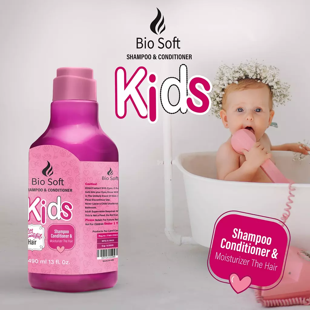 Shampoo & Conditioner with strawberry for kids