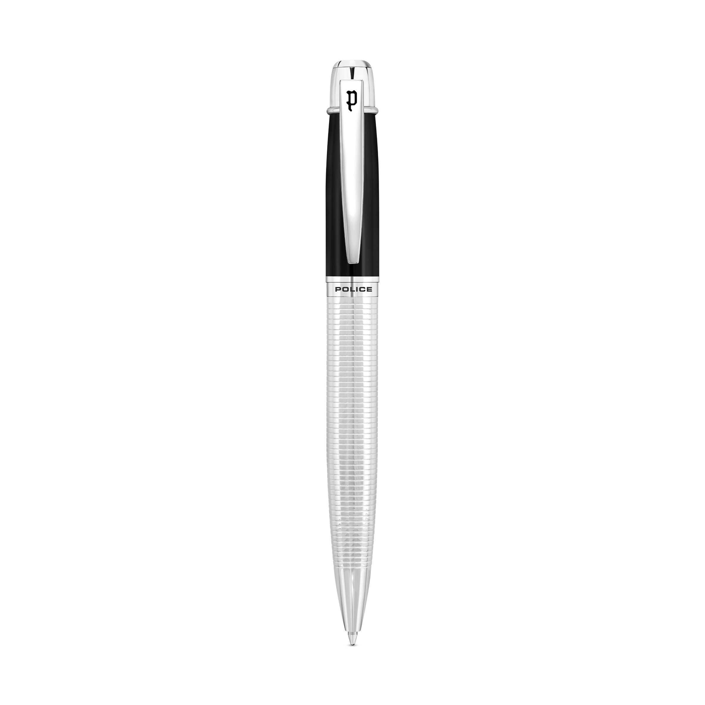 POLICE - Takota Pen For Men Black & Silver Color - PERGR0001401