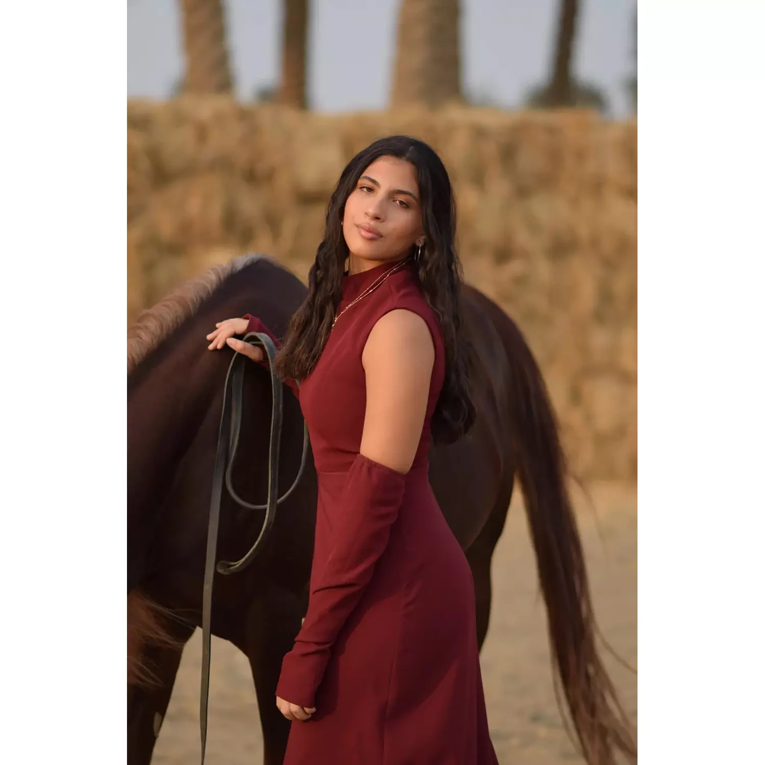 Burgundy Dress 0