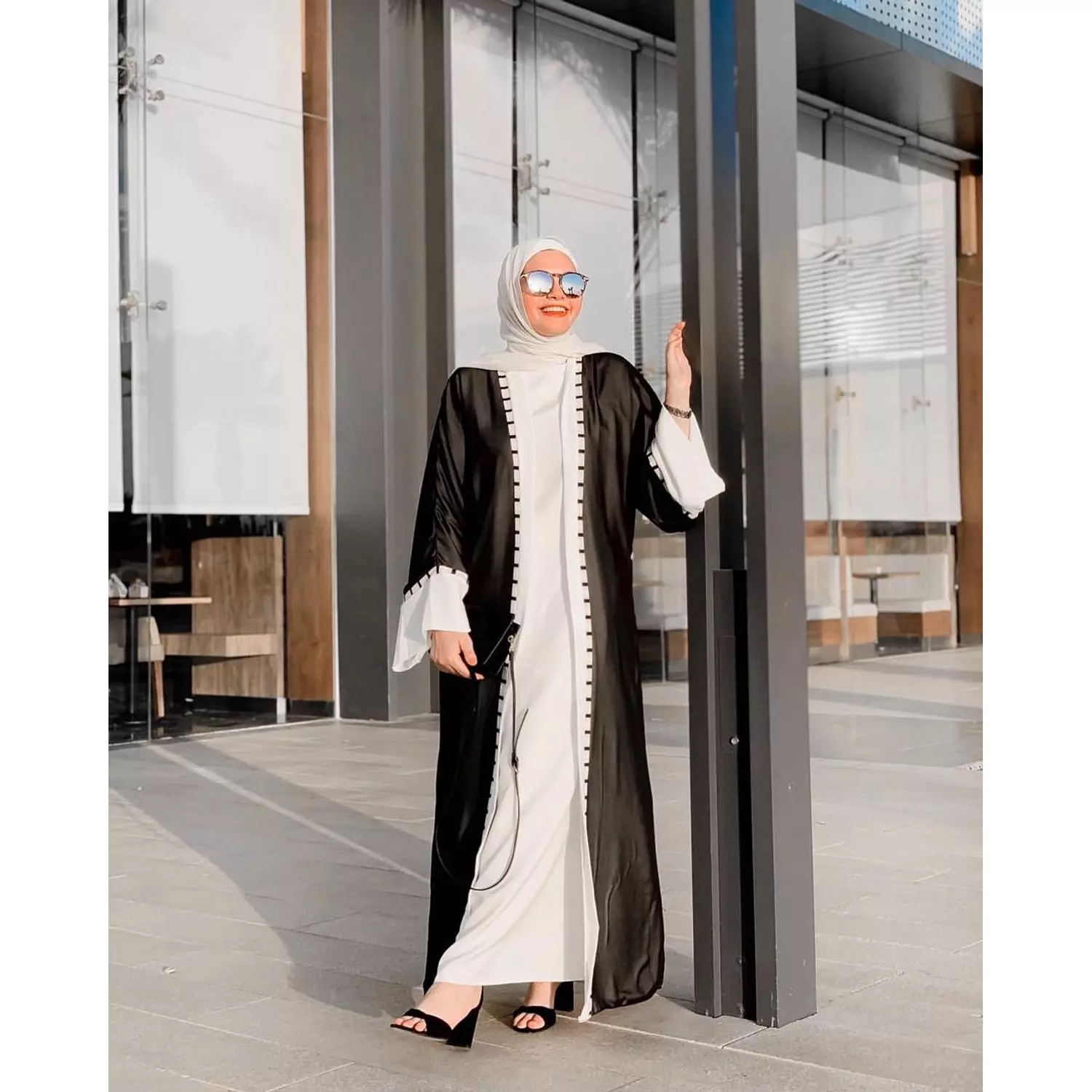 Double layer Abaya | JAMILA Designz