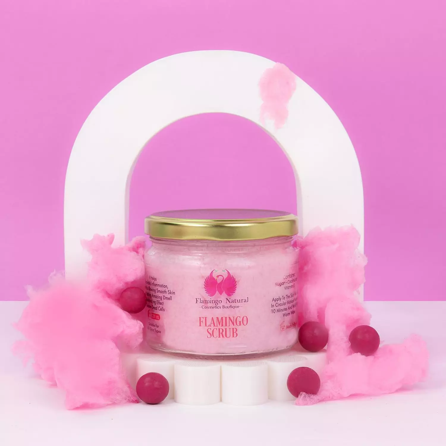 flamingo sugar body scrub  1