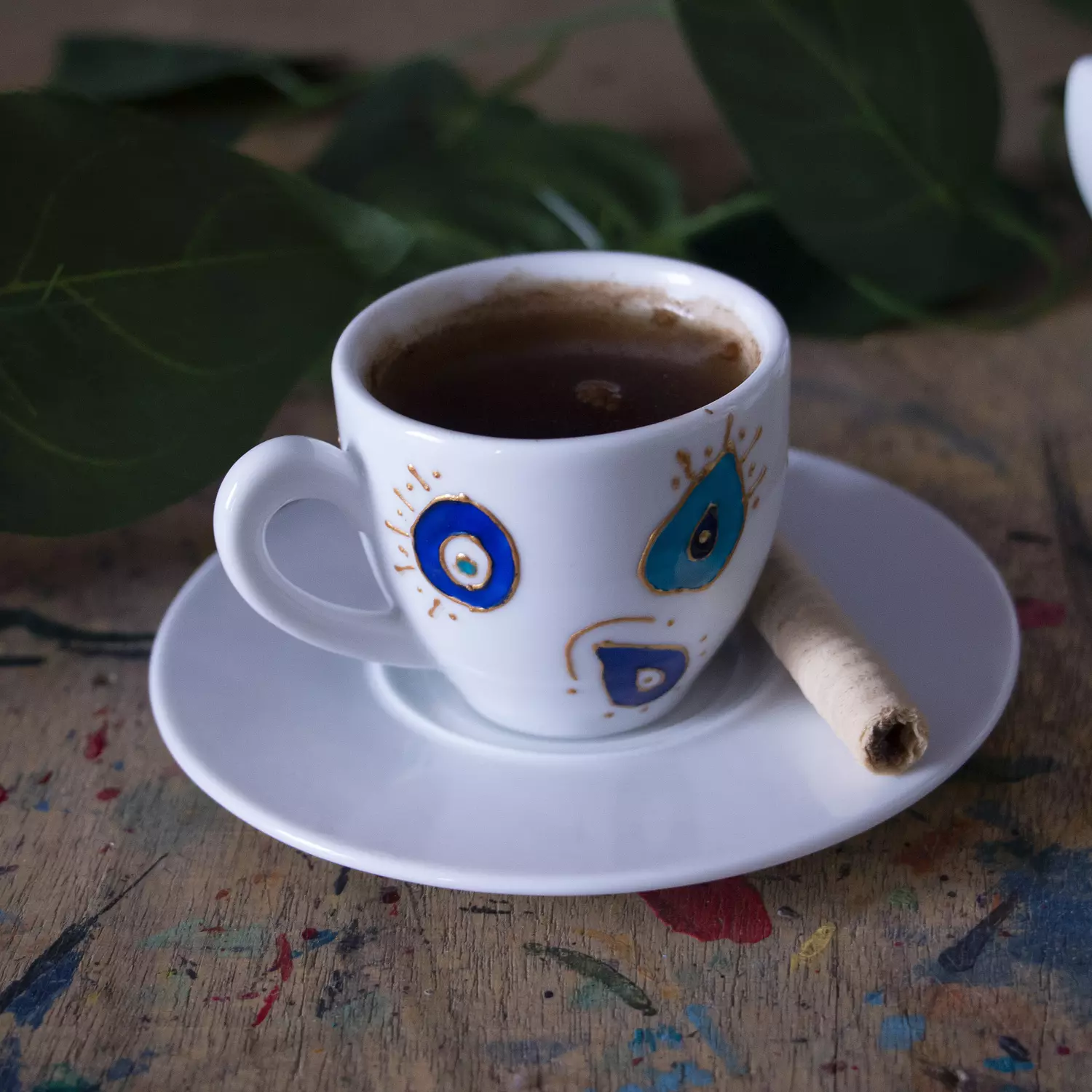 Blue Eyes Coffee Cup  1