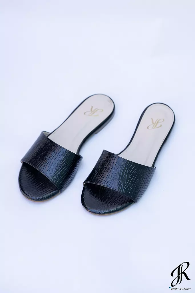 Elegant Women's Black Slipper