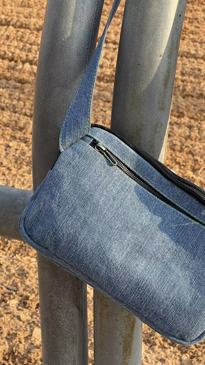 SOUTH DIG Denim stitched Bag ( BY ORDER )  6