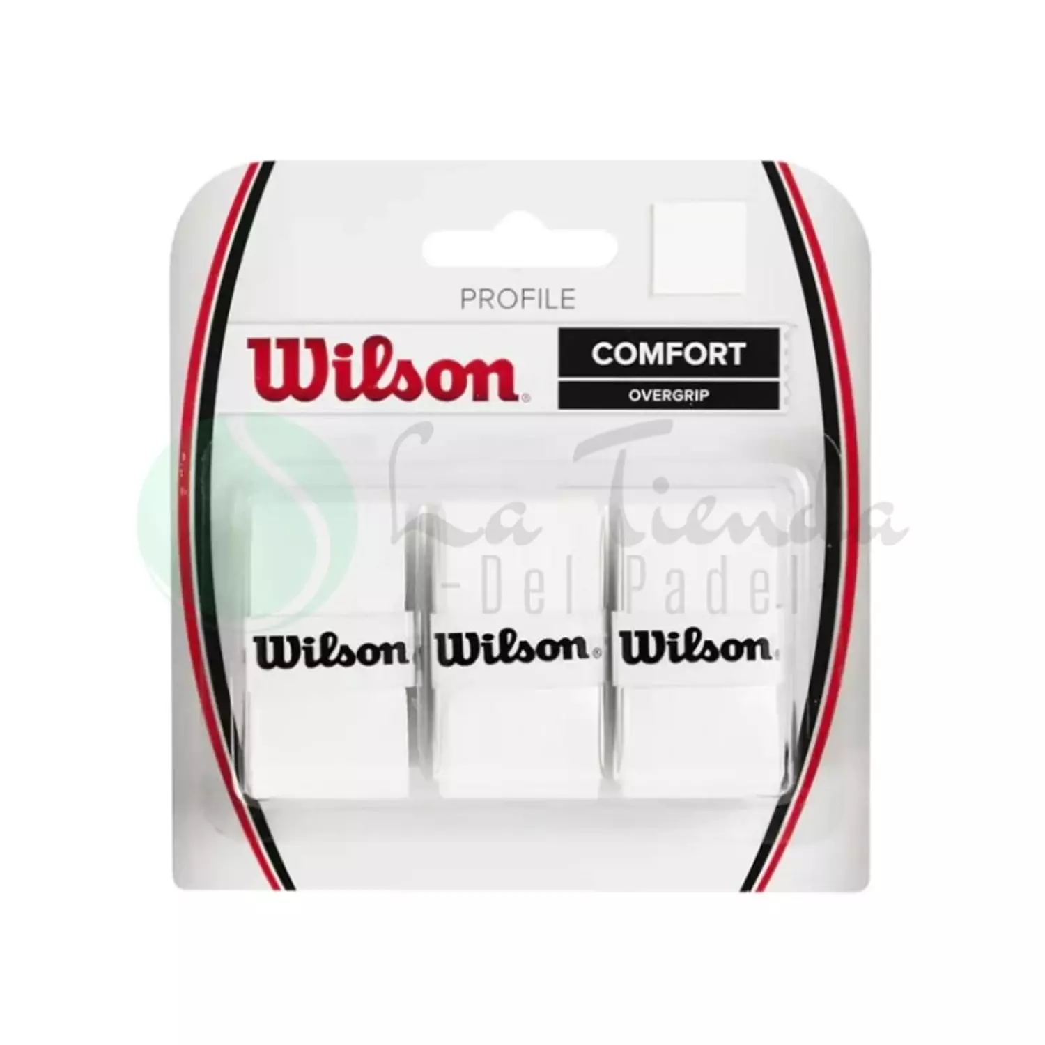 Wilson Profile White Overgrip (Pack of 3) 0