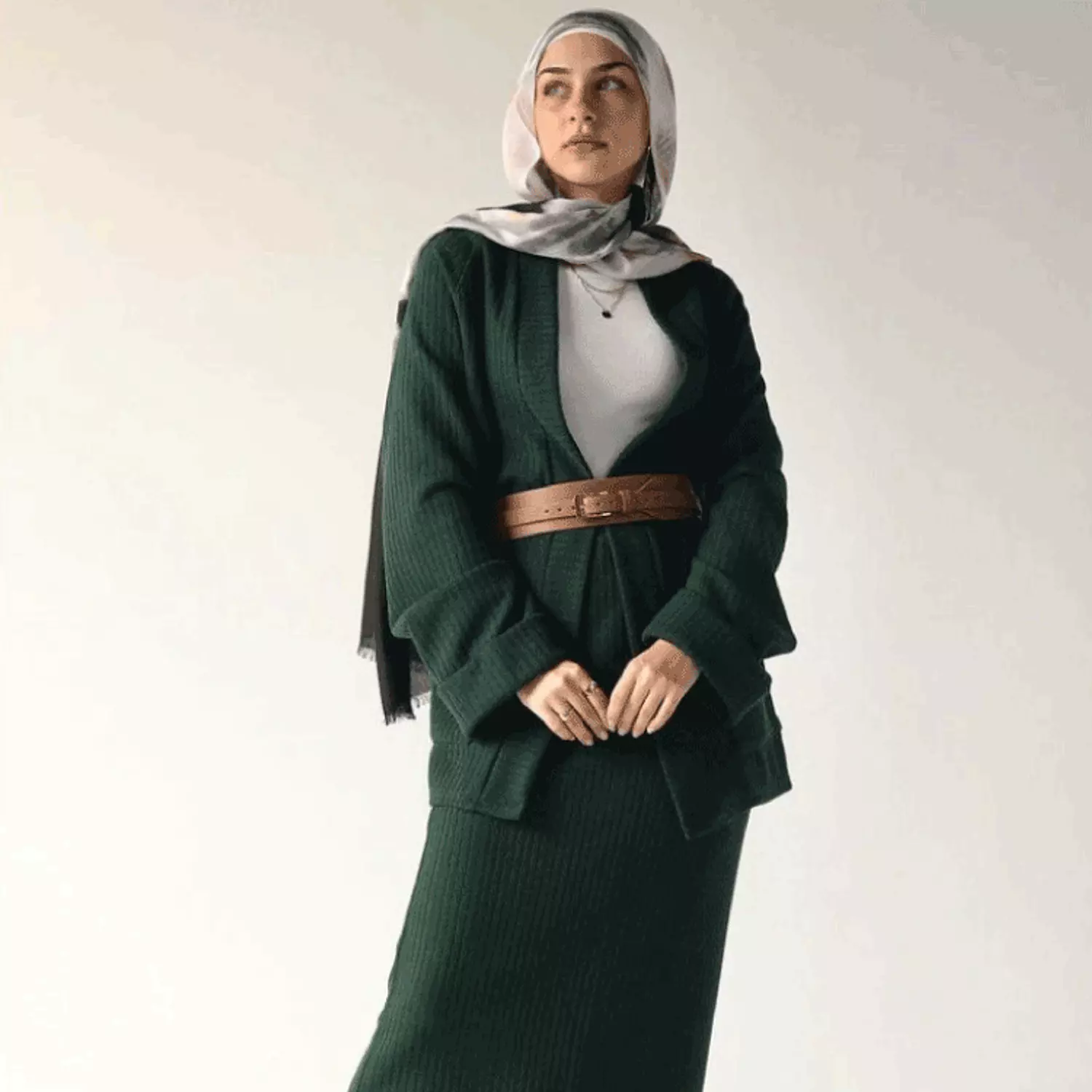 Green Skirt Set  hover image