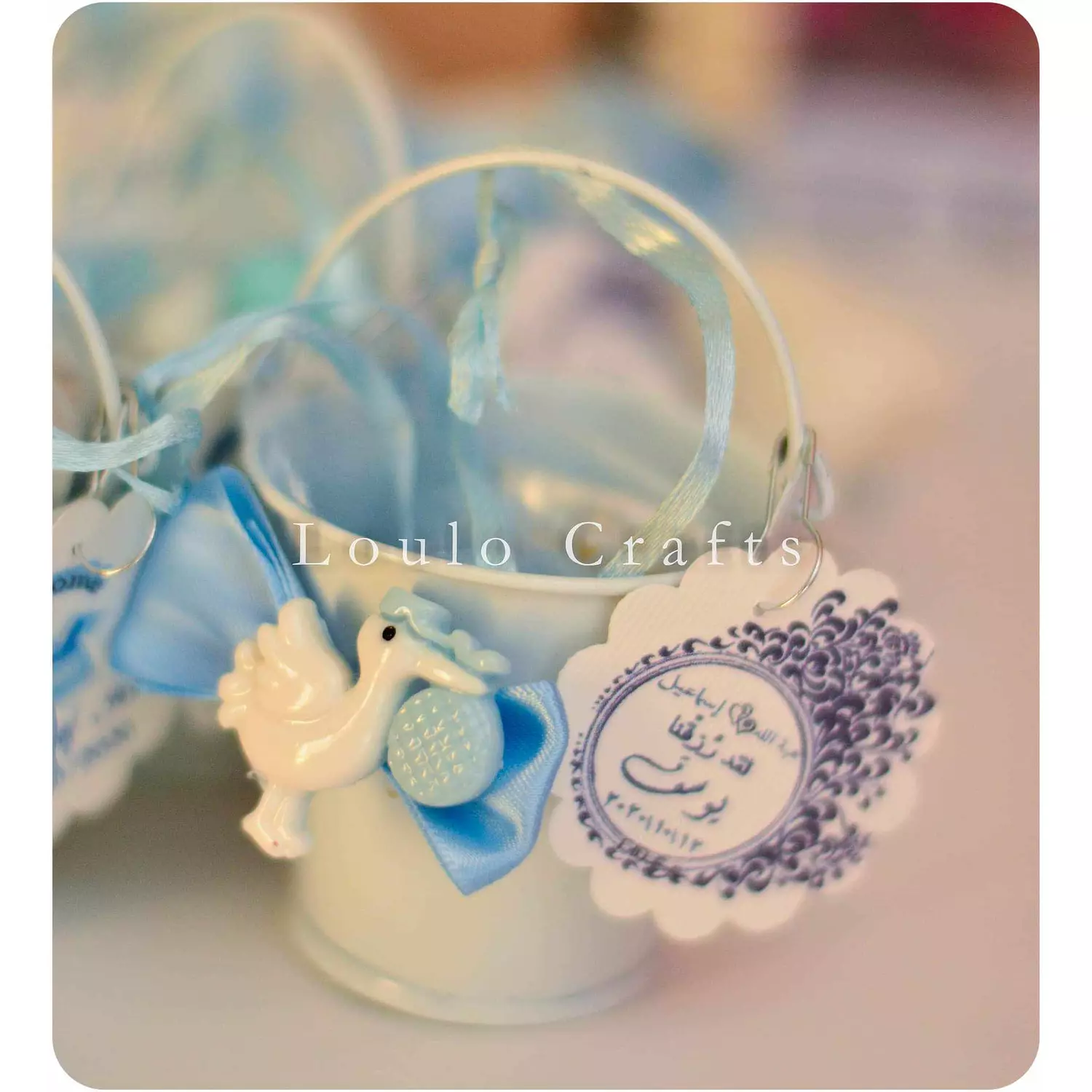 Baby Shower  Metal Buckets  5