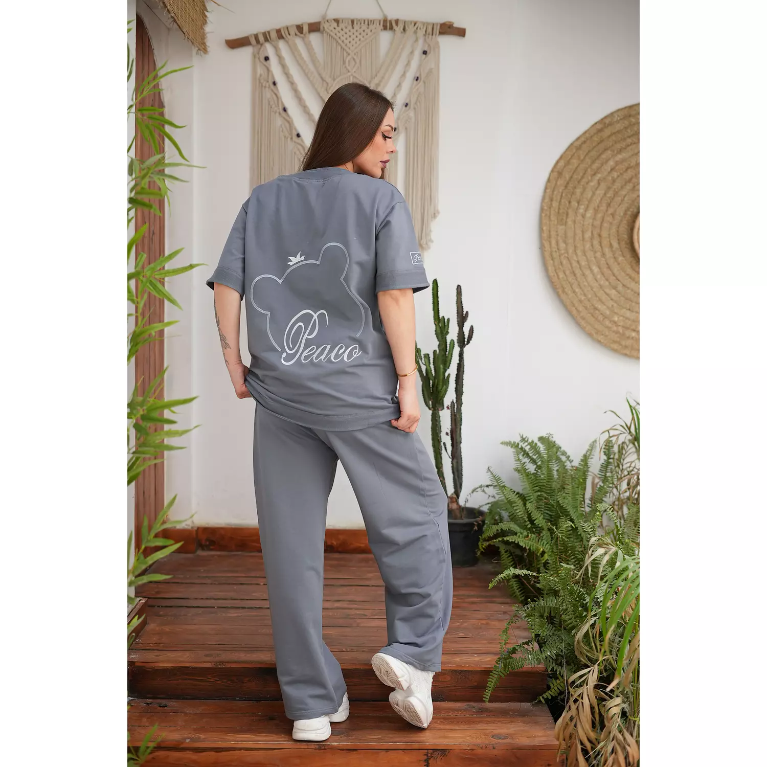 Grey unisex basic set    4