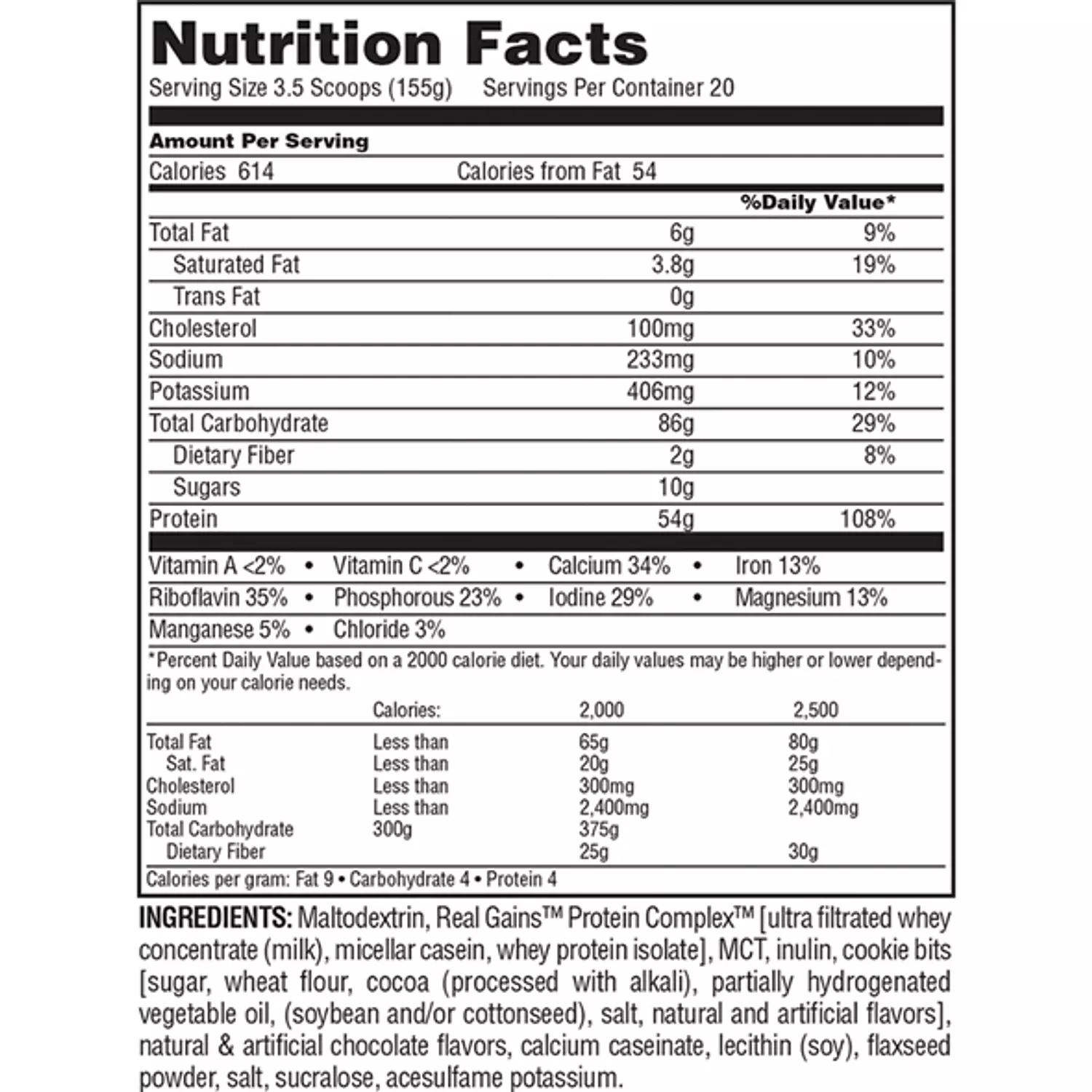 Universal gainer - 31SERV -4.8KG 1