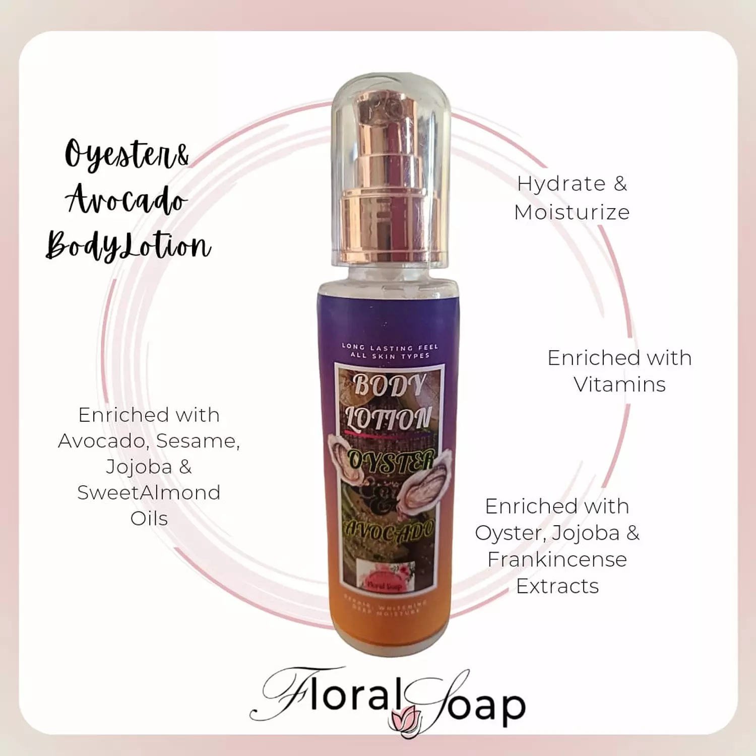 Oyster and Avocado Body Lotion 1