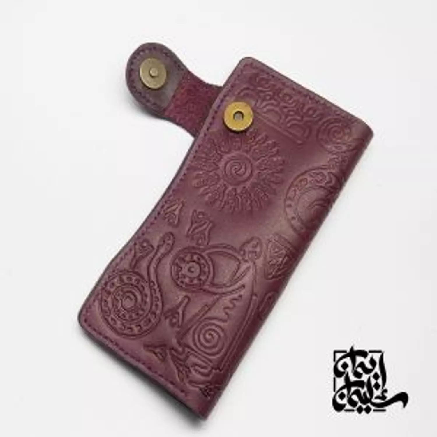 Kean Purple Wallet (Pure Leather)  0