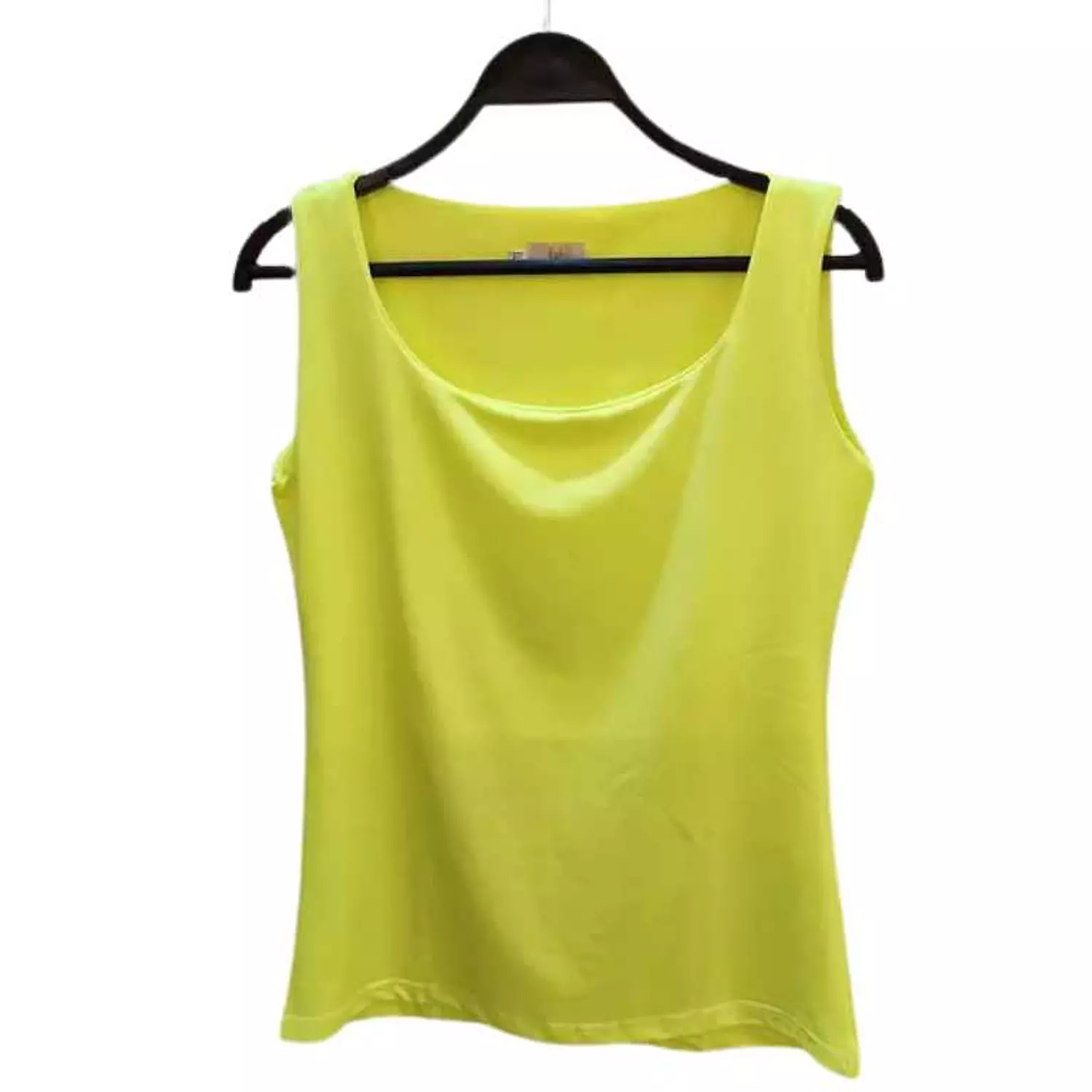 Basic Sleeveless Lycra Undershirt - Neon Green hover image